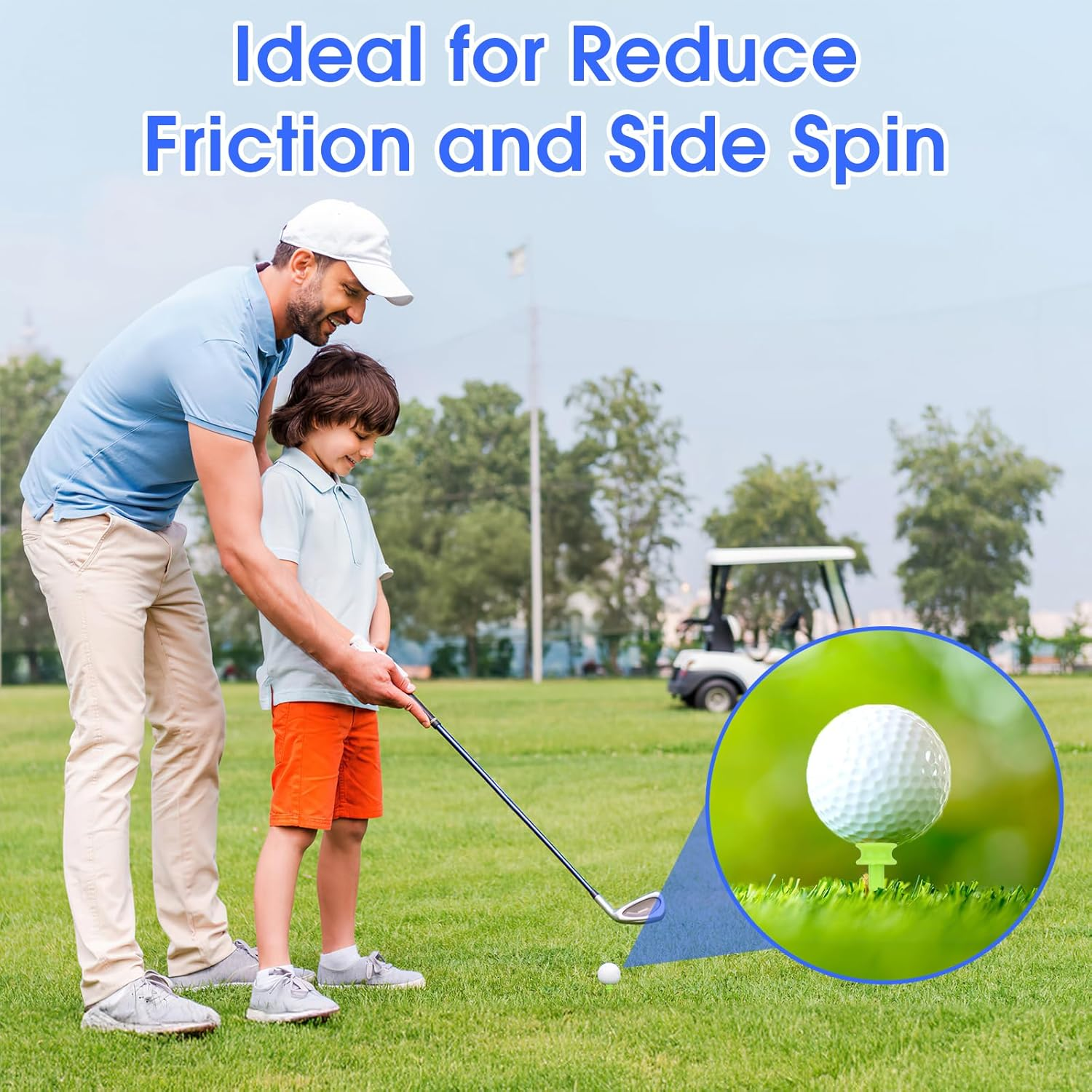 Golf Tees Plastic, 100Pcs Red Castle Golf Tees, Small Castle Tees, Highly Visible Bright Colors, Durable Winter Golf Tees image number 5