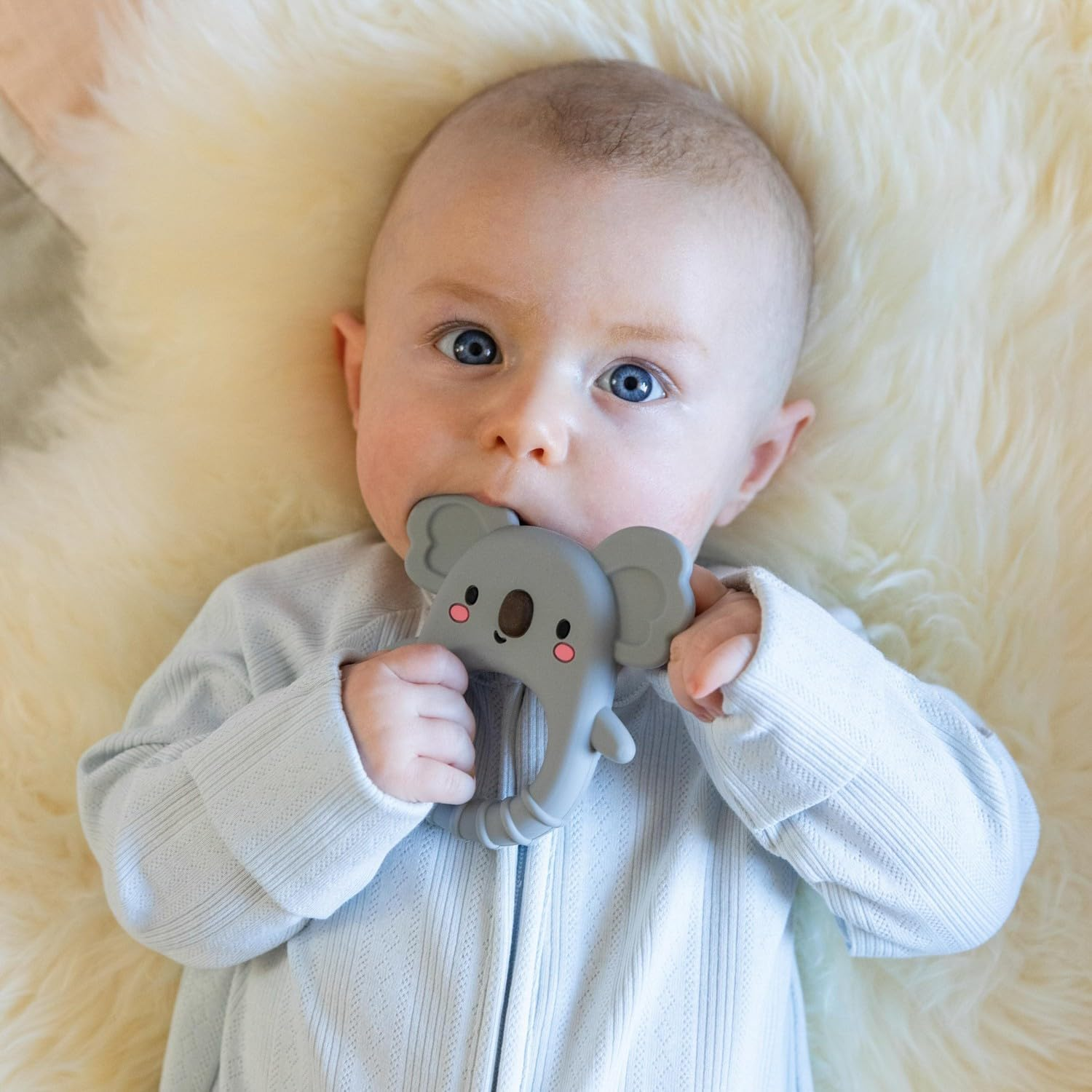 Tiger Tribe: Silicone Teether - Koala - Soft Silicone, Food-Grade Safe Materials, Newborn, Soothing Sensory Toy, Infant & Baby Ages 0-18 Months image number 6