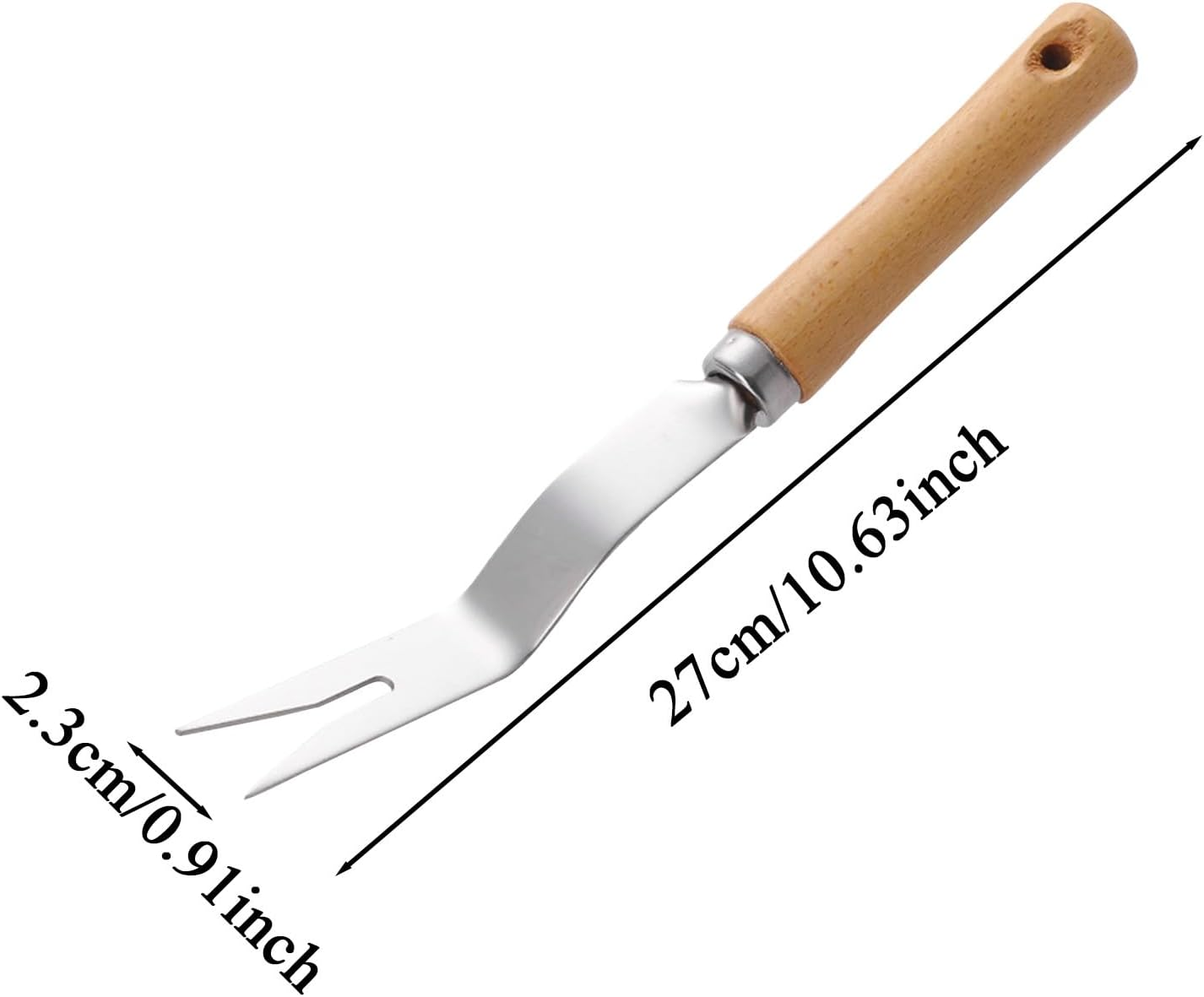 Ocastuted Grass Puller Tool,Gardening Hand Tools | Stainless Steel Gardening Supplies Manual Puller for Landscaping Flower Bed Driveway Vegetable image number 2