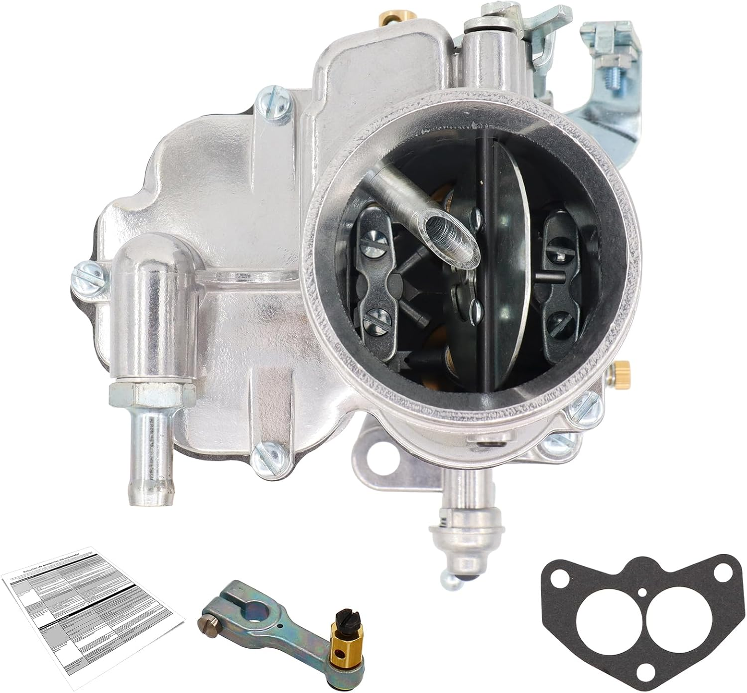 NENKUTEN Carburetor for Holley 94 Model Carburetor for 1939-1953 Ford Mercury with Flathead V8 239-272 Cid Engines with Gasket image number 4