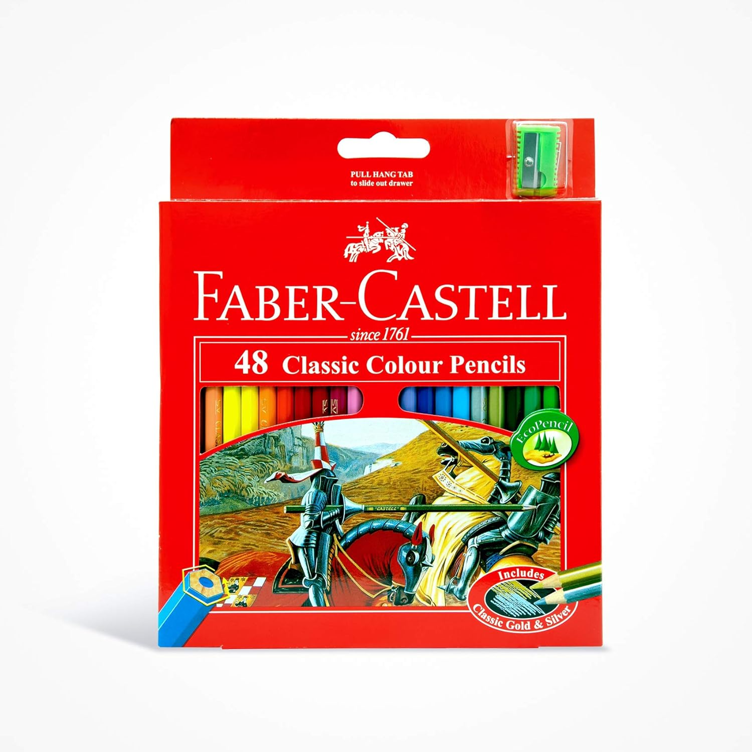 Faber-Castell Vibrant Classic Color Pencils, Assorted &ndash; Pack of 48, (16-115858) image number 5