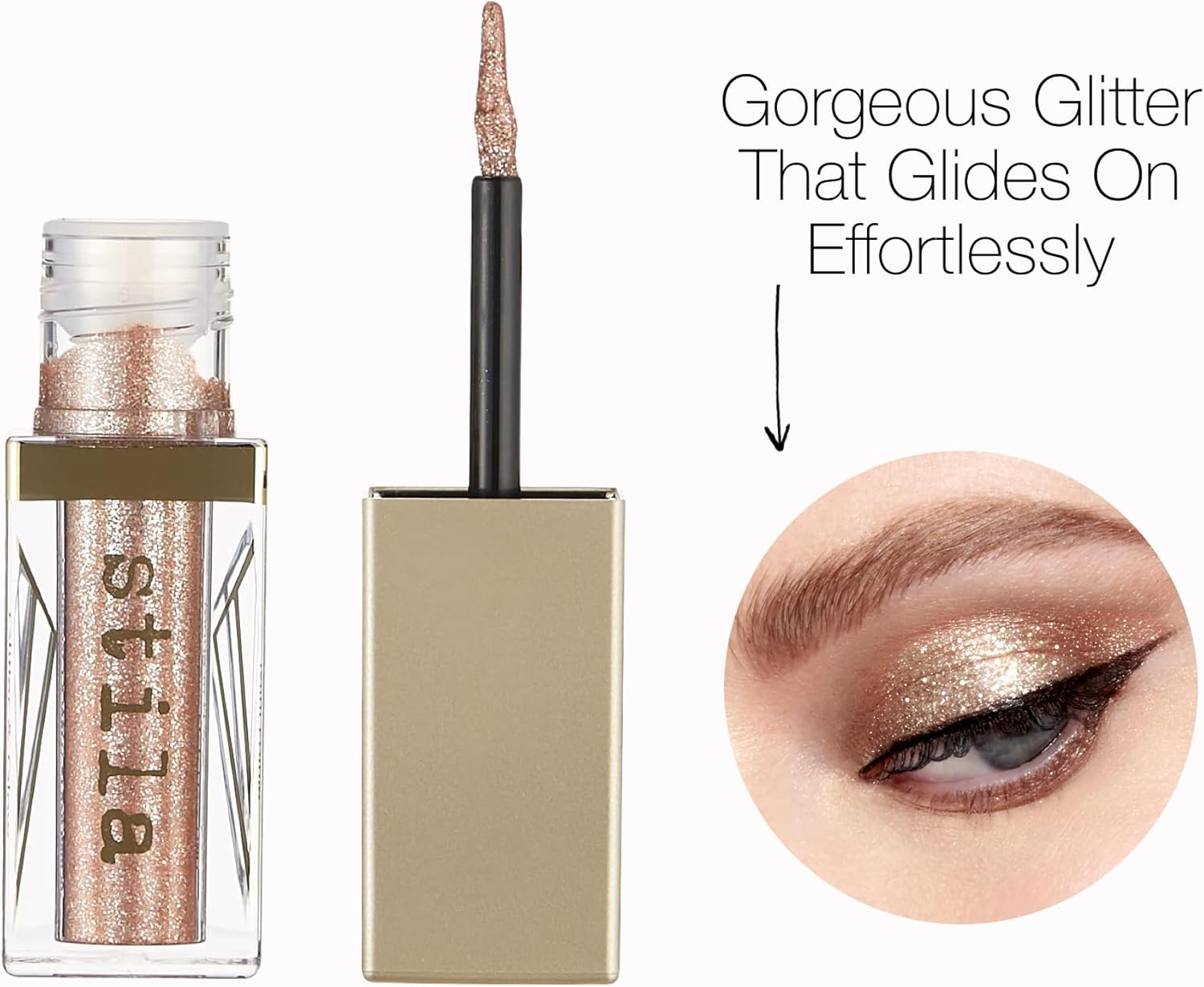 Stila Glitter & Glow Liquid Eye Shadow Mini Tip - Kitten Karma image number 2