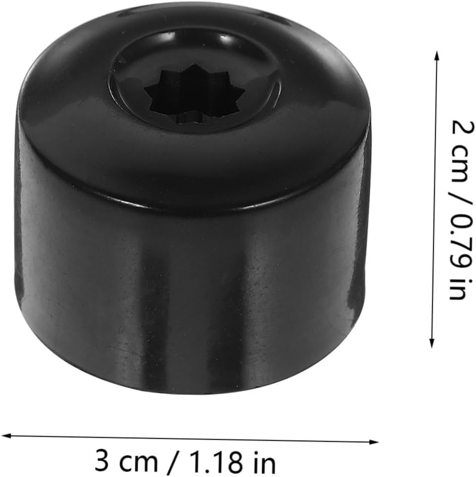 GLEAVI 20Pcs Hub Cap Decorative Cap Nylon Lug Nut Cover for Car Wheel Nut Tyre Accessory for Rim Protectors and Car Tire