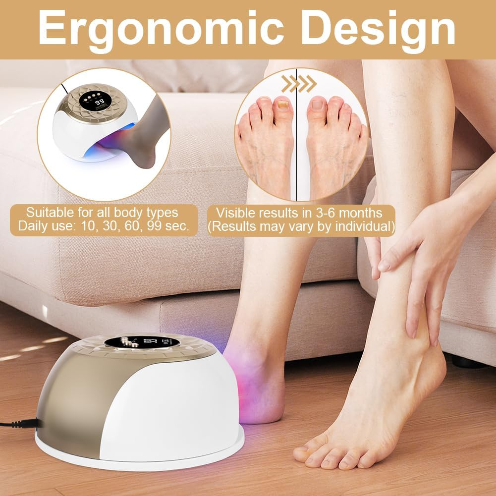 AOOWU Nail Fungus Laser Device, Nail Fungus Laser, Device for Cleaning and Care of Nails for Toenail Diseases, Nail Fungus Laser Device, Nail Fungus Laser, Nail Fungus Laser Fungal Onychomycosis, 365 image number 2