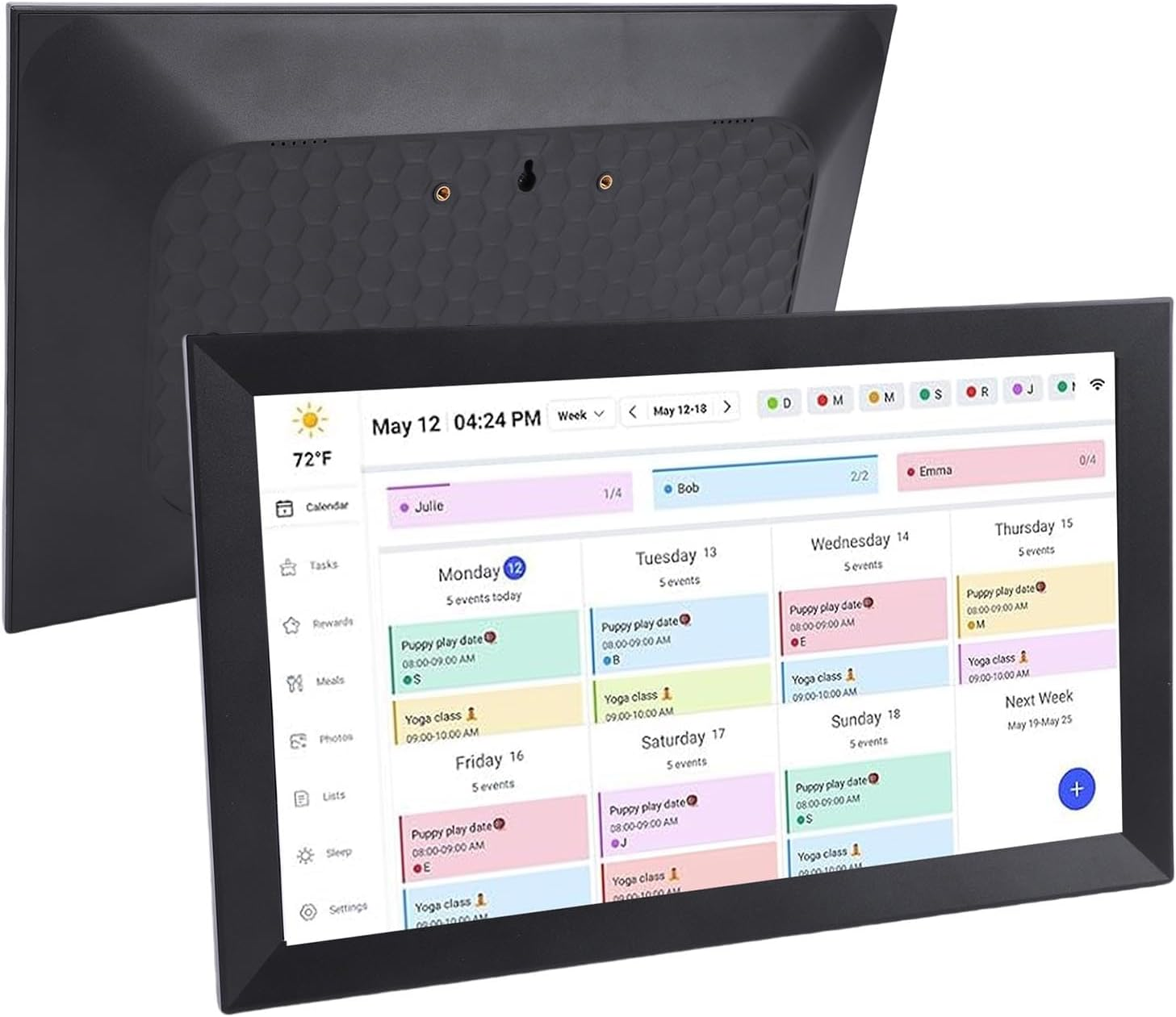 15.6 Inch Digital Calendar, Electronic Planner & Chore Chart, 1920 * 1080P Full HD Smart Touchscreen Interactive Display for Family Organizer Schedules, Desk & Wall Mount (AU)