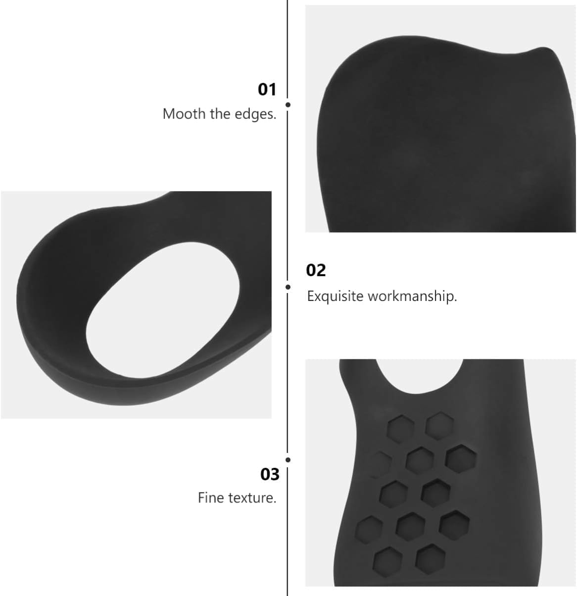 Orthopedic Arch Support Insoles for Flat Feet - XO Support Technology Plantar Fasciitis Pain Relief, Heel Cushion & Foot Correction, High Absorption Comfort Insoles for Leg Alignment (Black, L) image number 5