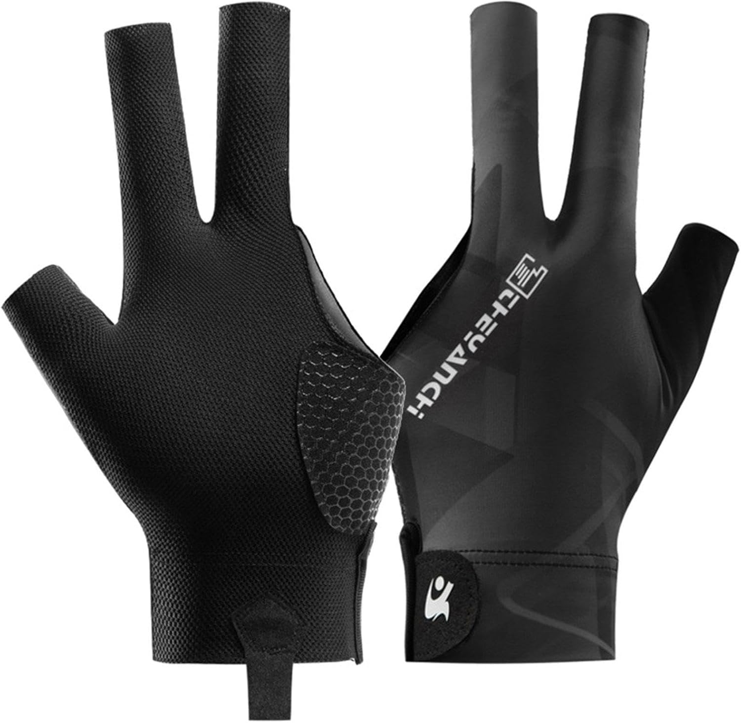 Nankoyal Three Finger Pool Gloves Billiard - Comfortable Non-Slip 3-Finger Pool Gloves for Women - Soft, Lightweight 3-Finger Pool Gloves, Training Accessories for Billiards Beginners, Women, Men image number 4