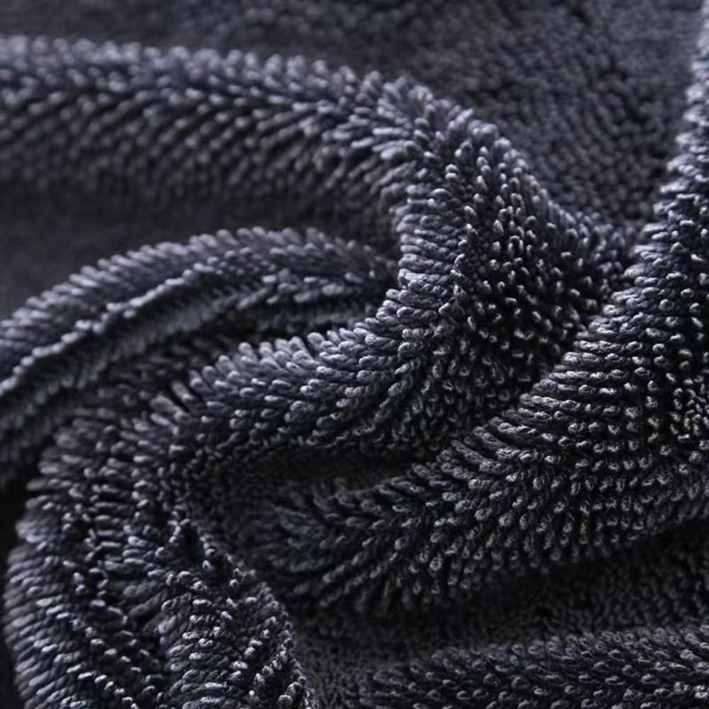 Poemtian 2Pcs Magicwipe Drying Cloth, Shiny Wipes Shower Cleaning Cloths, Super Absorbent No Streaks, Bathroom Drying Cloth for Car Detailing, Kitchen, Window (30 * 30Cm) image number 4