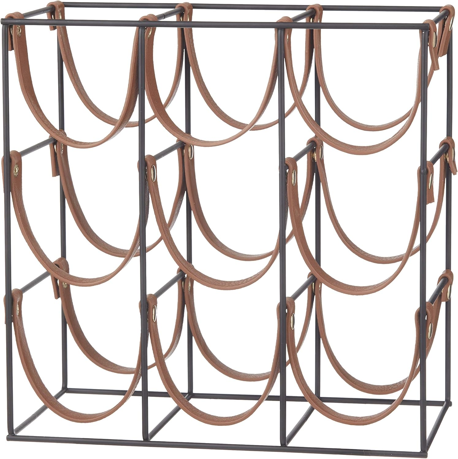 ACADEMY Orwell 9 Bottle Wine Rack, Multi, ACA0166