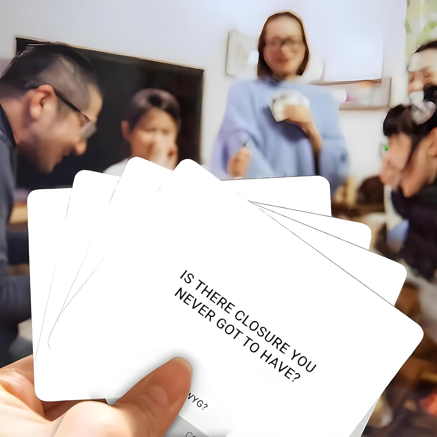 How Deep Will You Go? 99 Icebreaker Conversation Cards, Fun Game to Deepen Connections for Family Gatherings Friend Meetups Parties Road Trips Dates Game Nights image number 5
