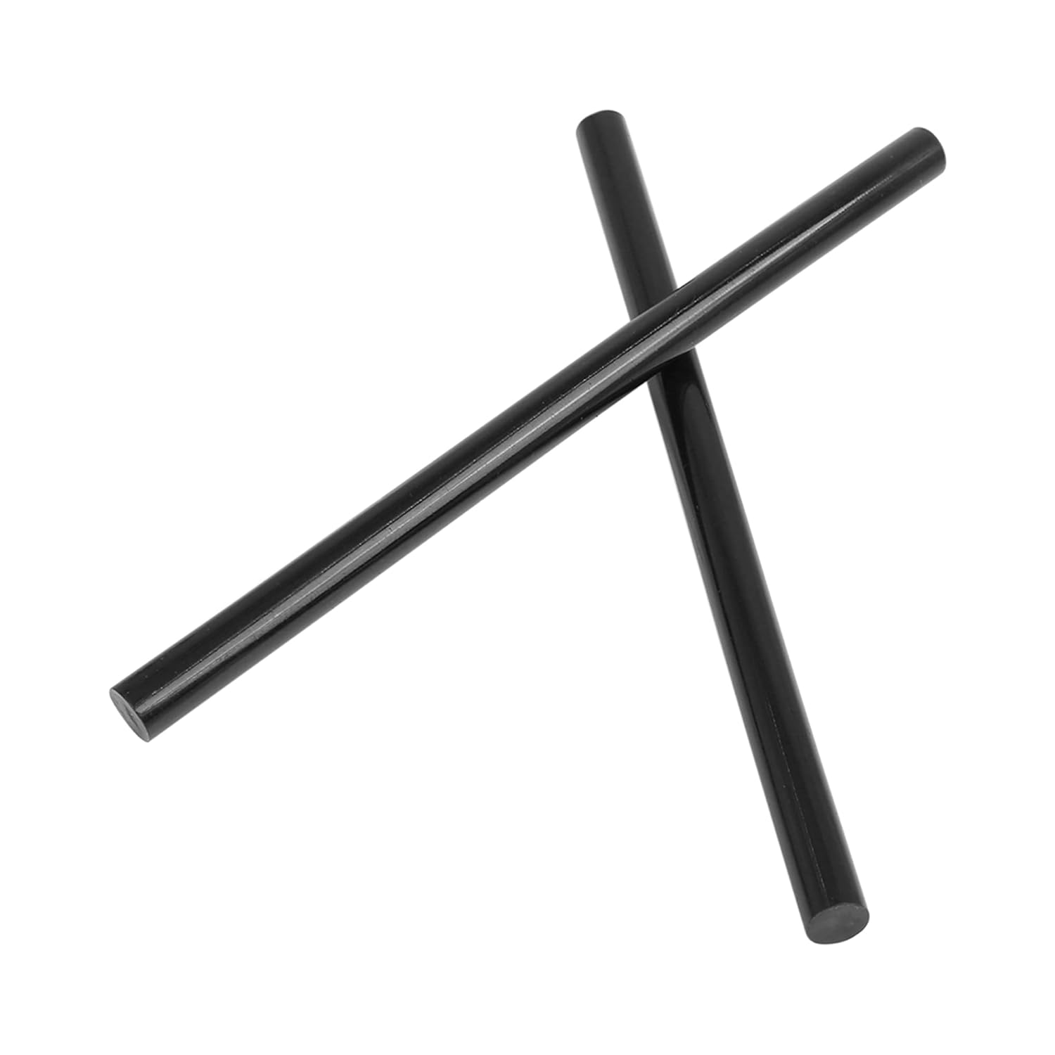 X AUTOHAUX 12 Pcs 11Mm X 200Mm Hot Glue Sticks Auto Body Paintless Dent Removal Repair Black for Car image number 2