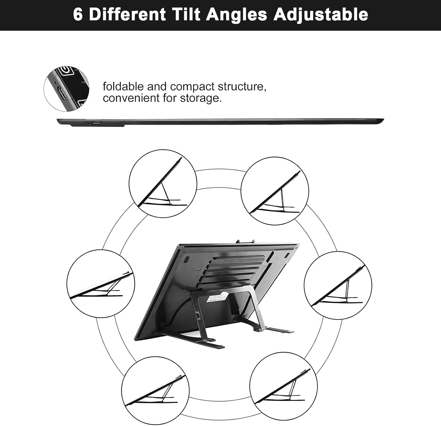 ASRAS A3 Led Light Pad with Carry Bag , 2500Mha Battery Powered , 3 Colors Stepless Dimmable 6 Levels of Brightness Light Box Tracing Light Box for Diamond Painting ,Built-In Stand, Magnet Clip image number 3