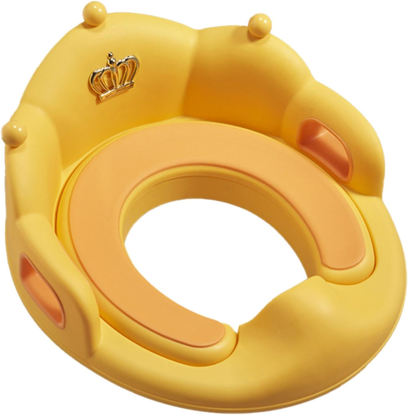 Kids Potty Training Toilet | Crown Shape Anti-Slip Toilet Seat Cushion Pad,Toilet Ring Safe Stable Potty Training Padded Cushion Travel Toilet Seat for Girls, Boys, Toddler, Kids