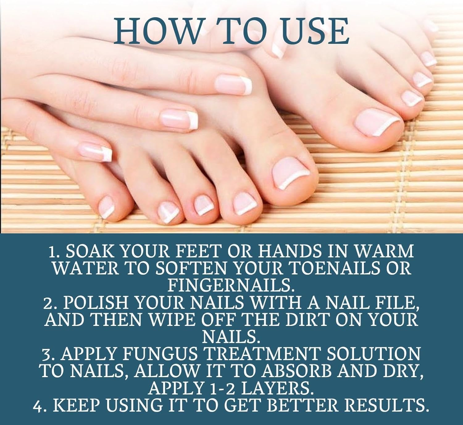 30ML Fungal Nail Treatment for Toenails & Fingernails to Improves Brittleness & Discoloration, Nail Tending for Stronger, Healthier-Looking Nails image number 1