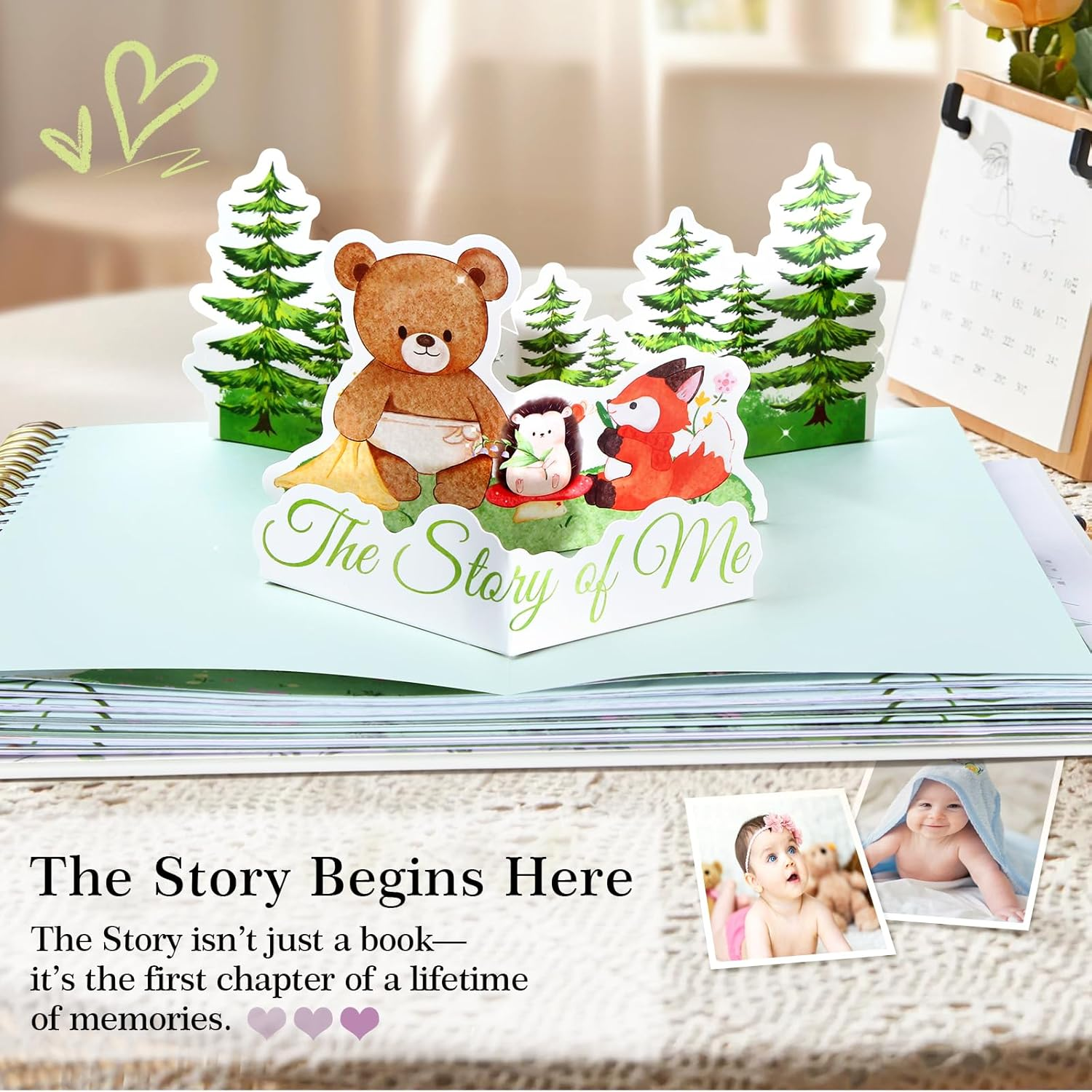 Baby Memory Book for Boy or Girl - First 5 Year Keepsake Album from Pregnancy to Age Five image number 2