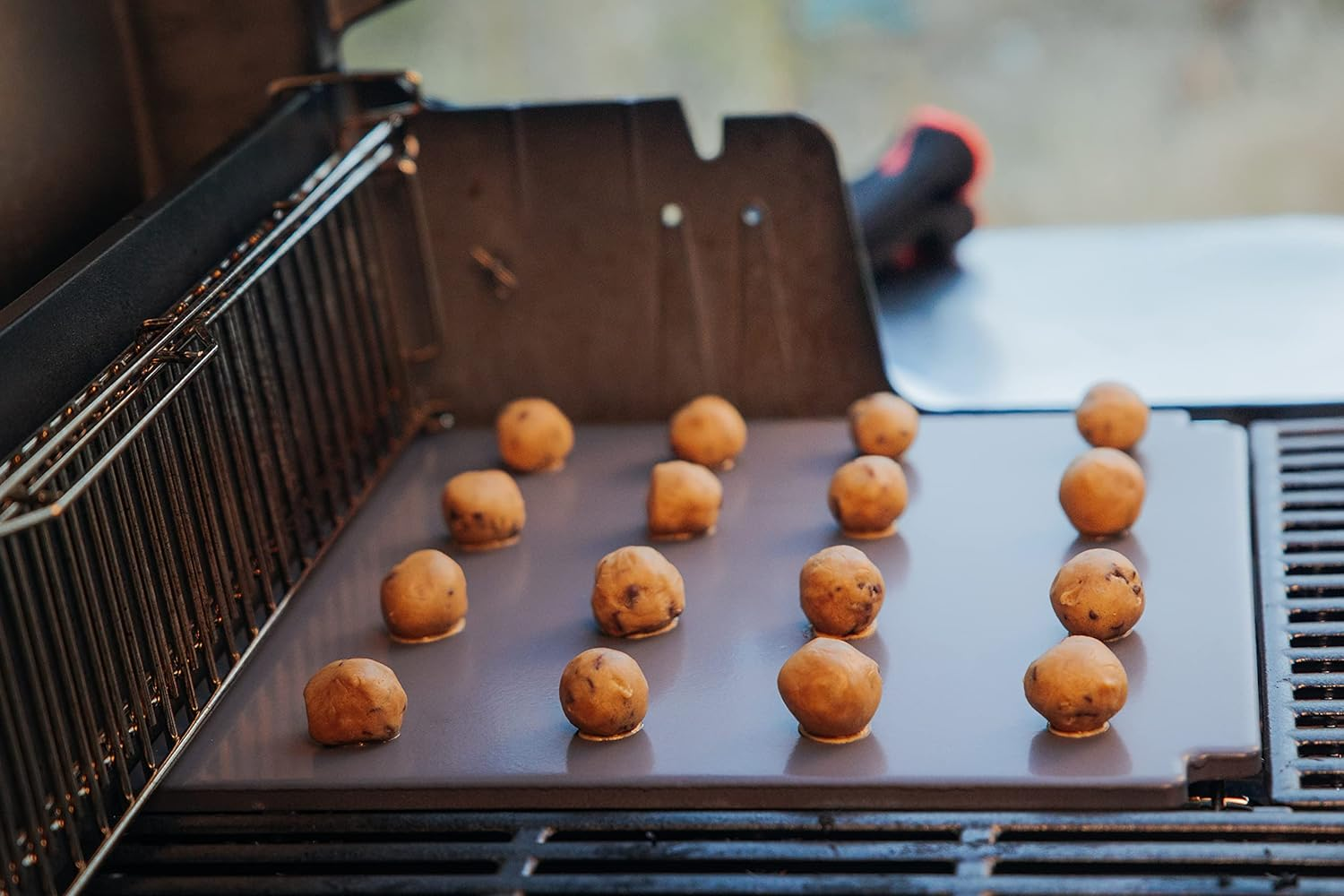 Weber Crafted Pizza Stone- Glazed Baking Stone, Weber Crafted Frame and Grills Required image number 2