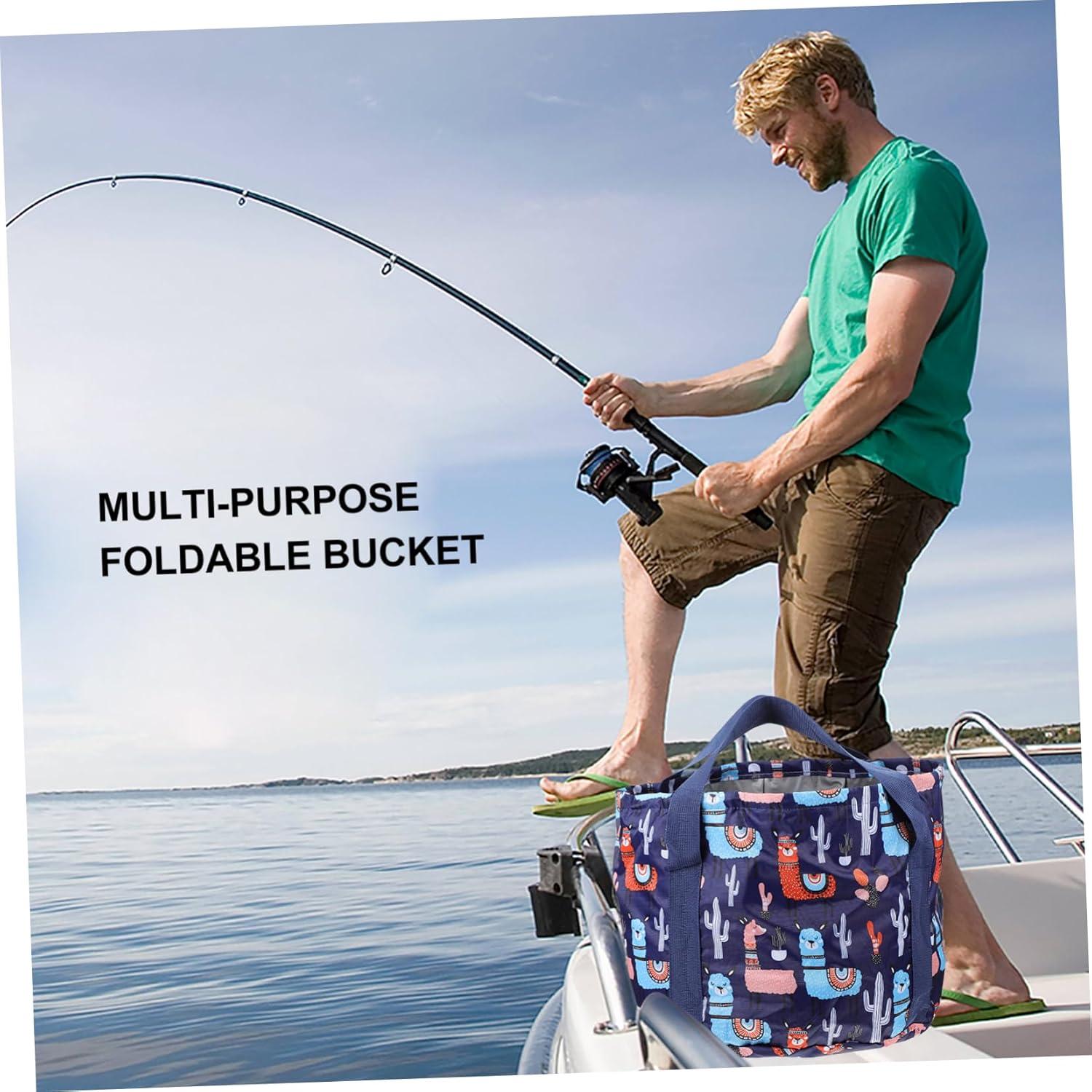 Cabilock Outdoor Folding Travel Foot Basin Collapsible Wash Basin Portable Foot Tub Dark image number 5