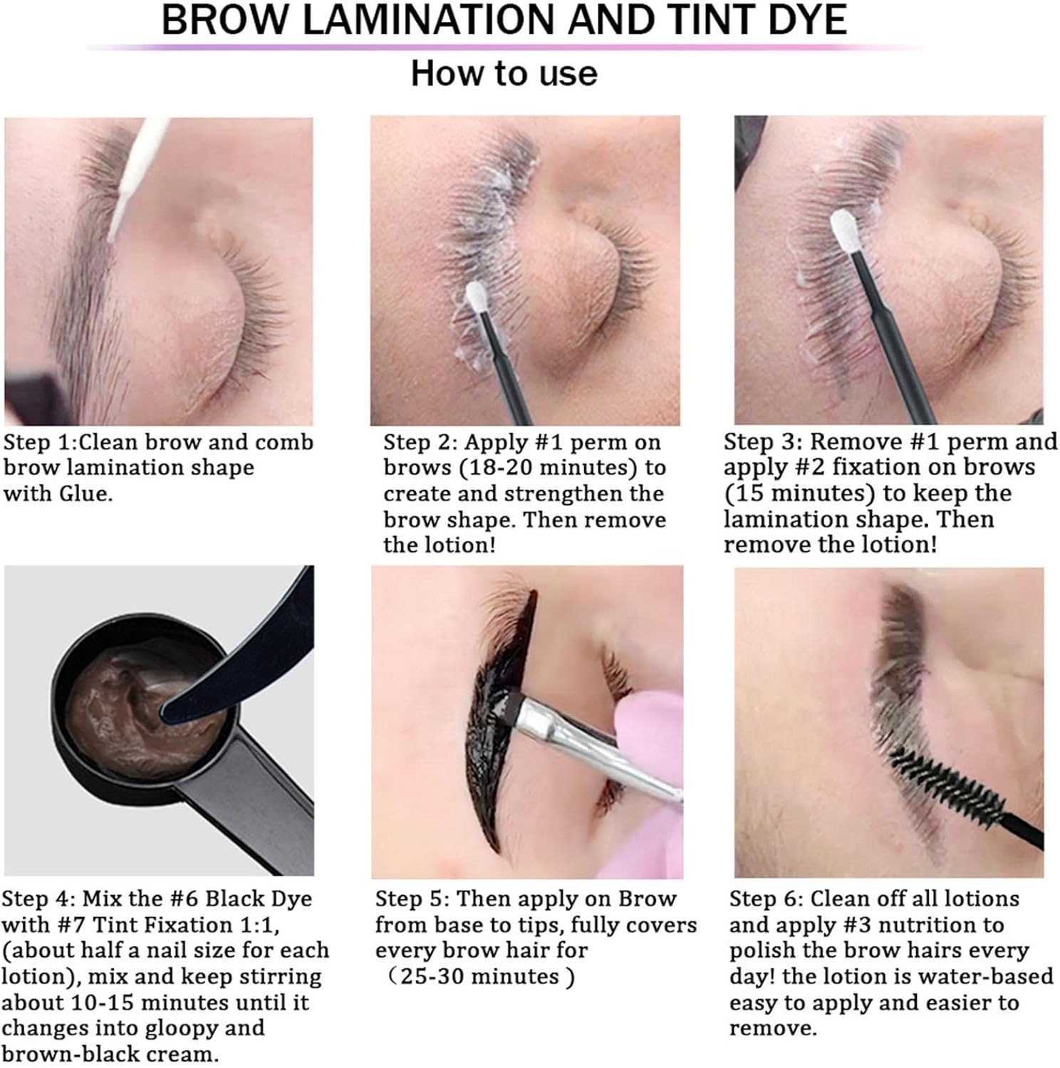 Lash Lift and Tint Kit - Lash Lift and Tint Kit, Eyelash Eyebrow Tint 2 in 1 Set - Semi-Permanent Eyelash Tint Kit Quick Lifting Tinting for Salon Home Seta-Au