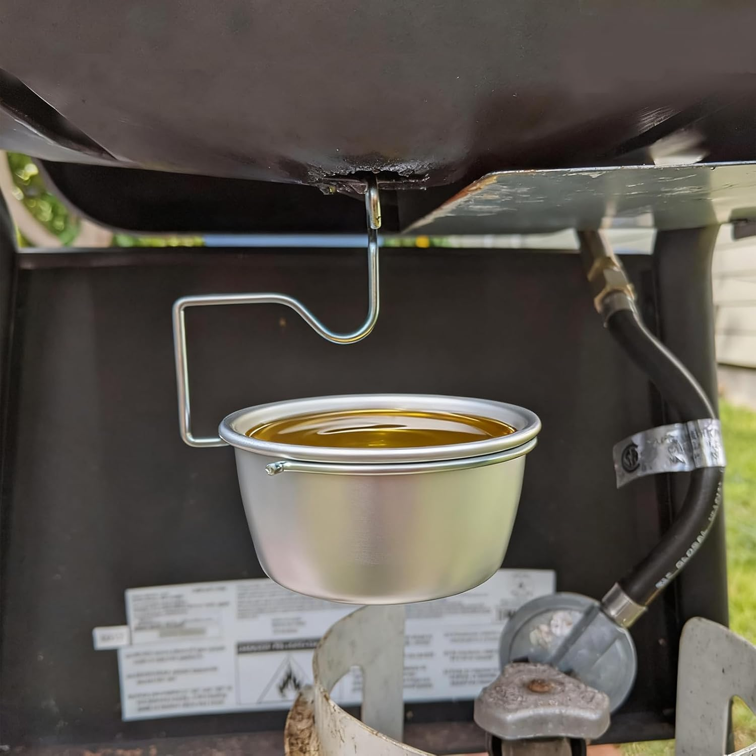 Grease Cup with Clip for Char-Broil/Kenmore Outdoor Grills and Other Similar Grills, Grease Catcher Cup for Masterbuilt 30-Inch Propane Smoker, Come with Aluminum Drip Cups(10 Pack)