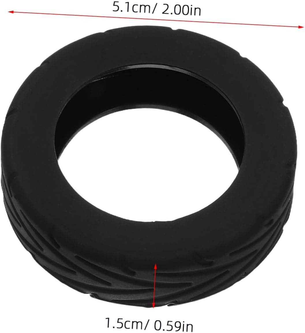 CONGARTENO 16Pcs Soft Silicone Luggage Wheel Covers Silent Noiseless Spinner Suitcase Protectors Durable Abrasion Resistant Travel Accessories for Suitcase Wheels Replacement image number 1