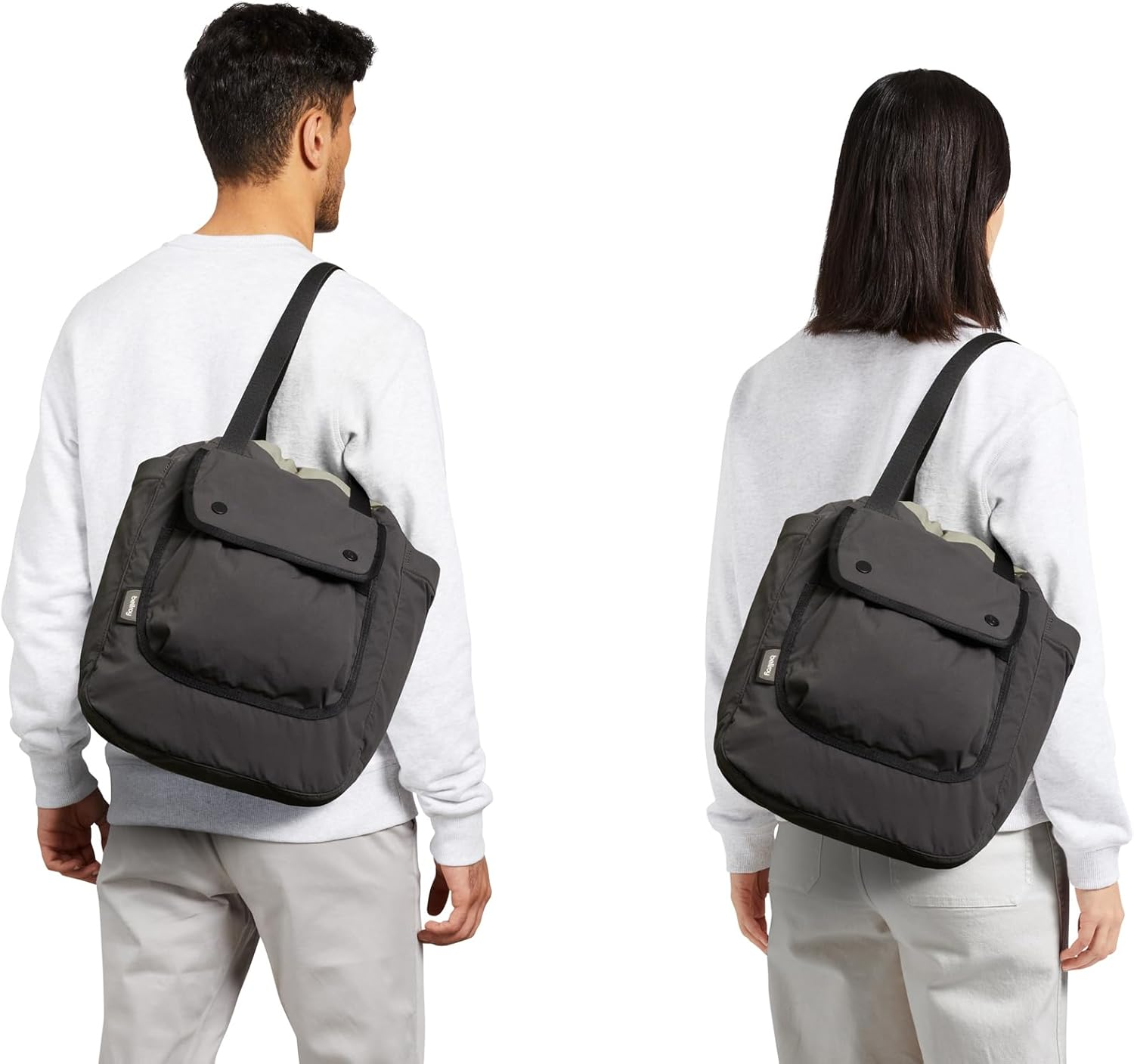 Bellroy Cinch Tote (16 Liter Lightweight Tote Bag with External Organization, Pop Pockets, a Luggage Pass-Through, and Effortless Draw-Cord Closure) - Denimblue image number 3