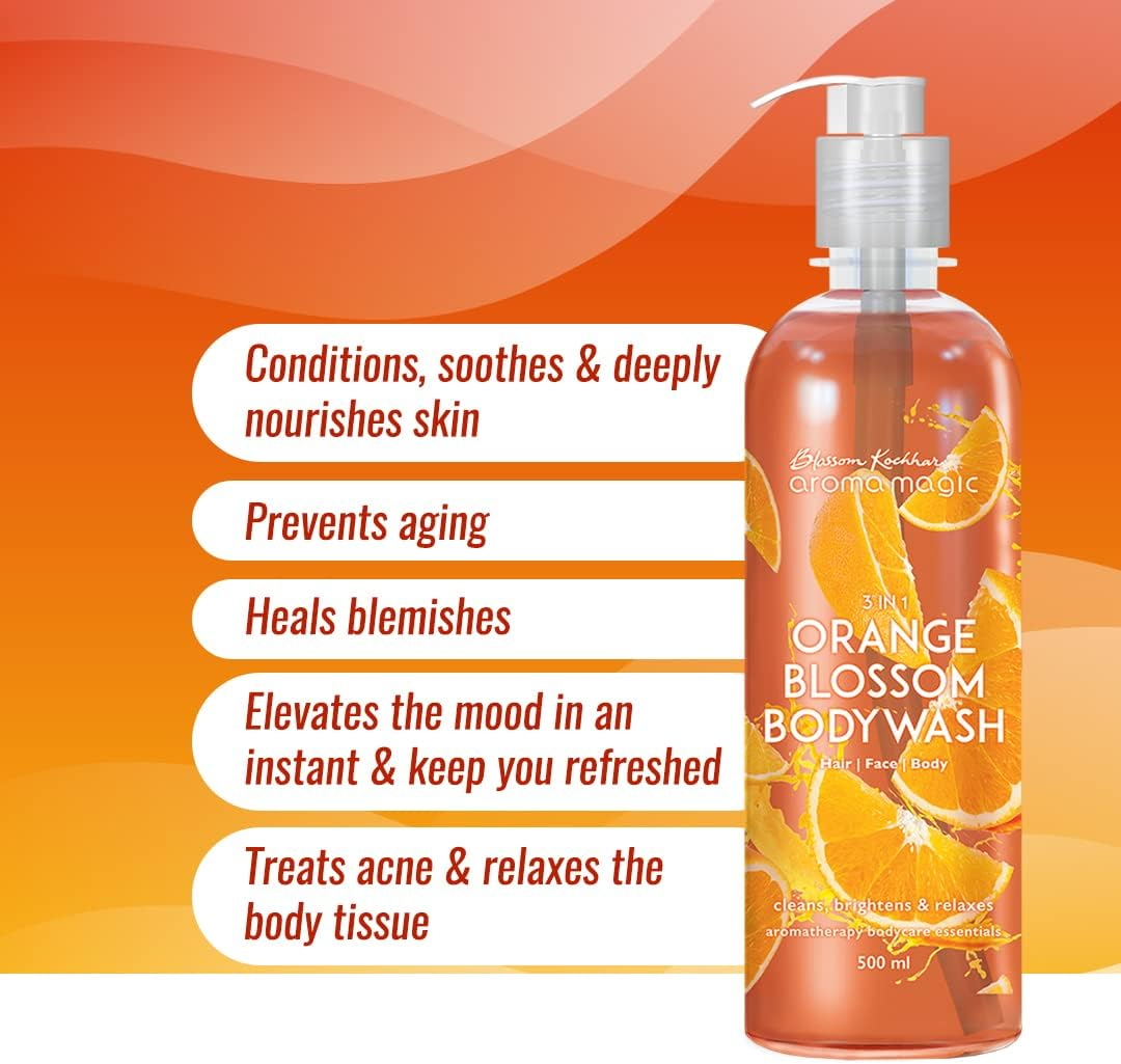 Aroma Magic Orange Blossom Body Wash, 500Ml image number 1