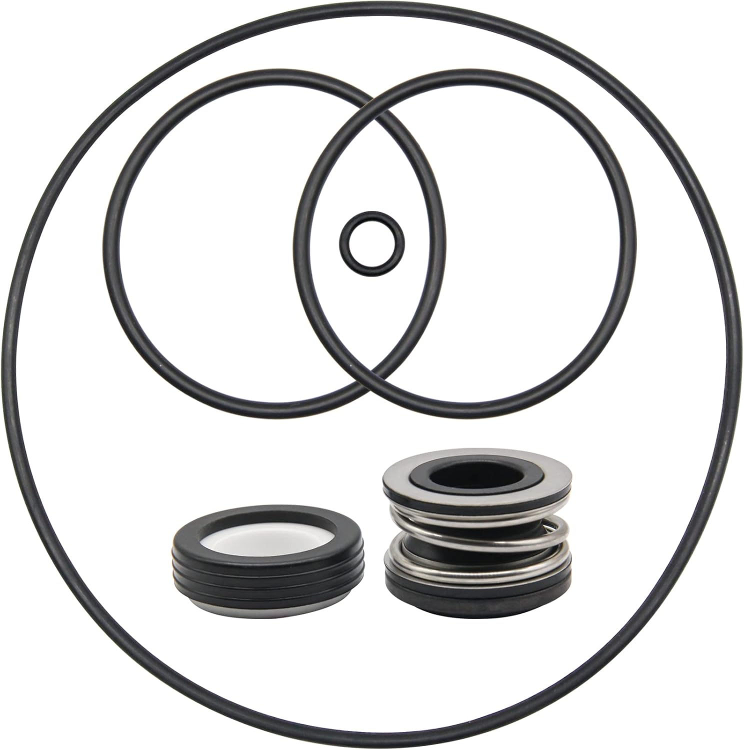 RURBRIN PS-200 5/8" Shaft Seal & O-Ring Rebuild Kit, XP2 XP2E Pool Pump Replacement Kit Compatible with Flo-Master Aqua Flo Series image number 6