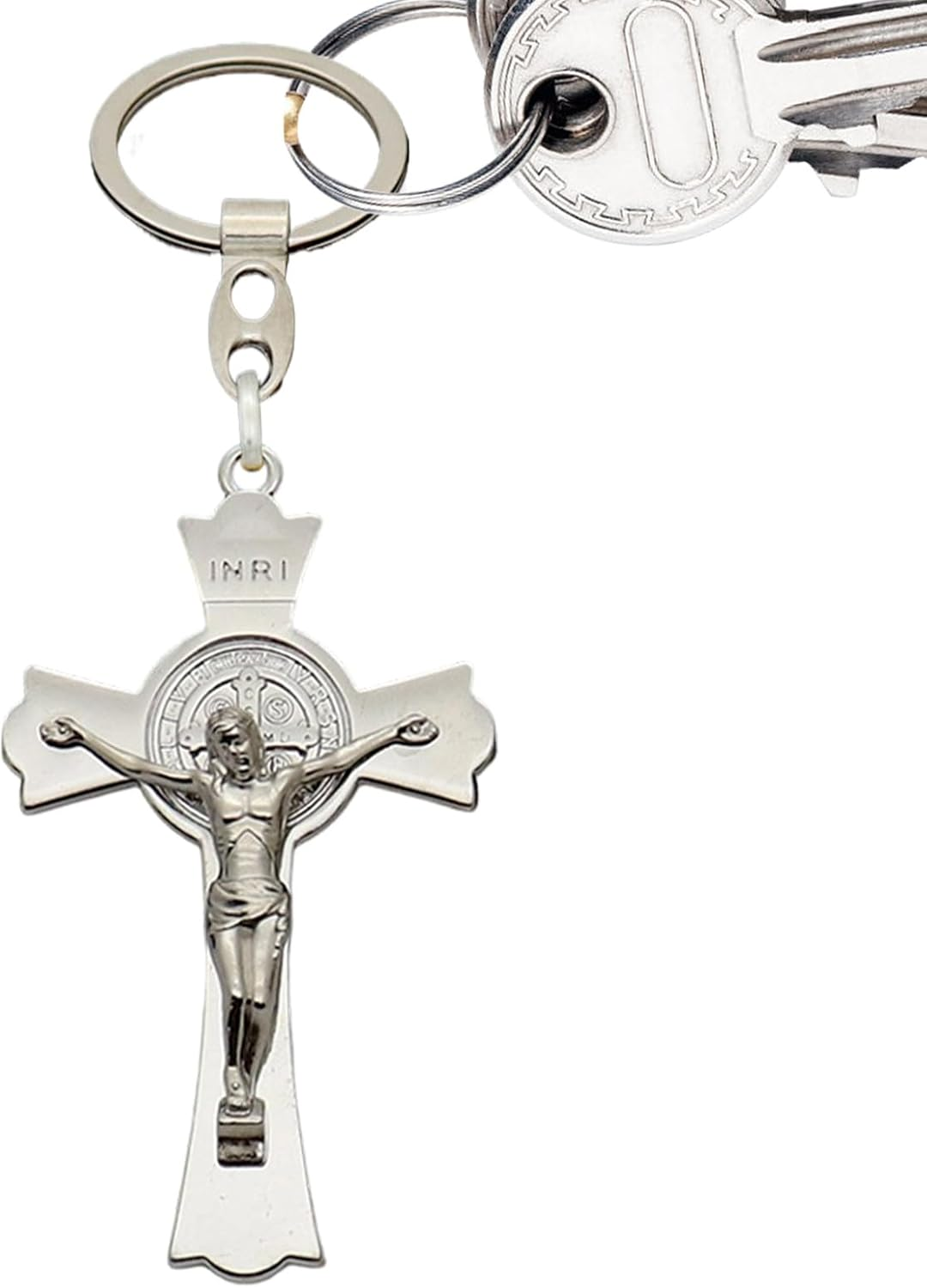 Nuyhgtr Cross Bag Charm - Religious Cross Charm,Bag Key Holder Pendant - for Handbags Backpack Bookbag Purse Wallet Car Keys Party Favors Birthday
