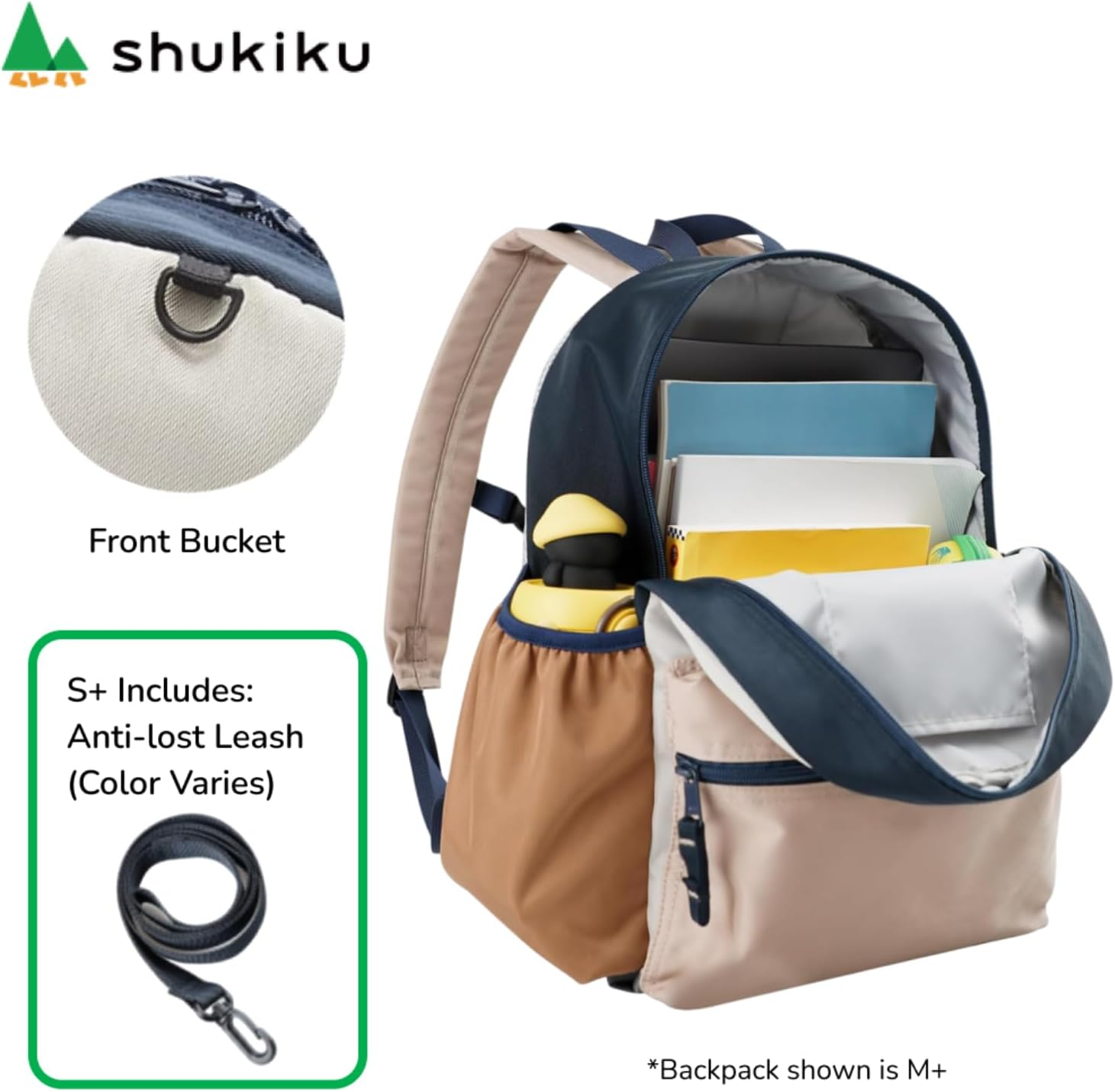 Toddler Kids Backpack for Daycare, Shukiku Lightweight Water Resistannt Preschool Backpack for Boys, Kindergarten Bag, School Bag with Chest Strap image number 2