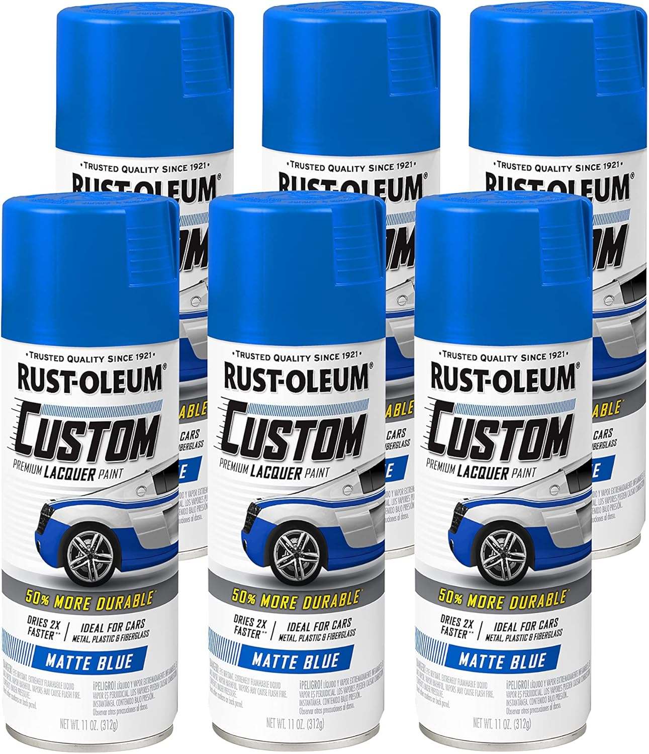 Rust-Oleum Custom Gloss Lacquer Spray Paint &ndash; Clear, 311G | Fast-Drying Protective Top Coat for Automotive, Metal & Plastic Surfaces image number 5