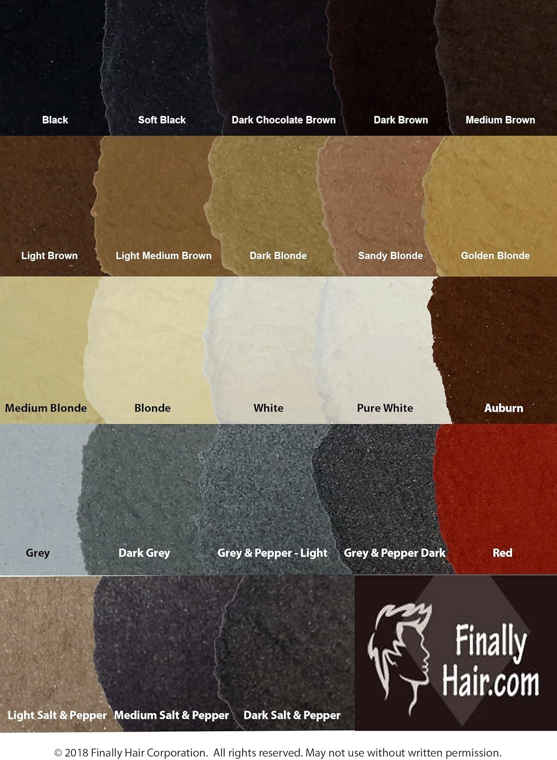 (Dark Brown) - Finally Hair Building Fibre Refill 100 Grammes Dark Brown Hair Loss Concealer by Finally Hair (Dark Brown W/Touch of Red) Use Dark Chocolate Brown for Darker/No Red image number 5