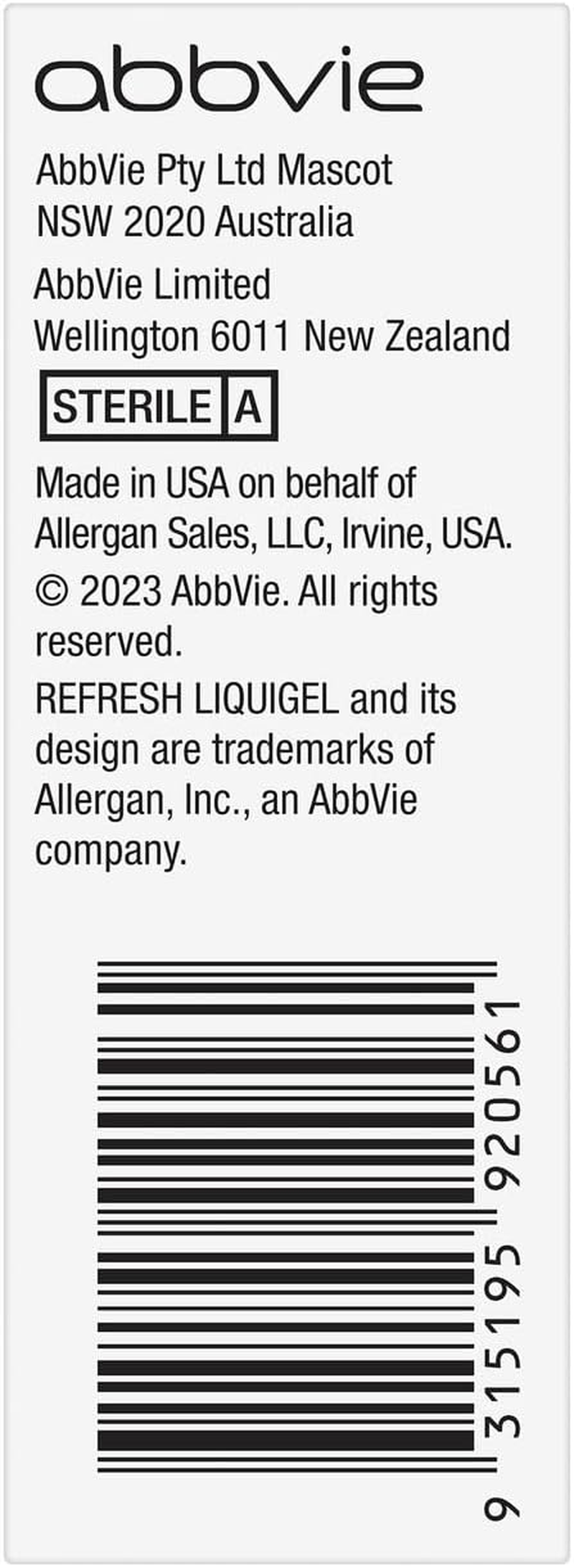 Refresh Liquigel 15Ml