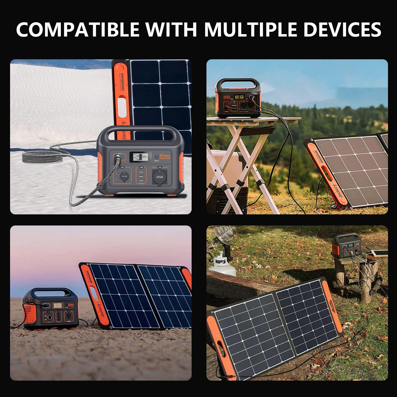 KFD DC 8Mm DC7909 Input Solar Panel Cable Cord Converting Solar Connector for AIMTOM Rebel 440, GZ, Explorer 160 240 500 1000 Generators Portable Power Stations Backup Dc8Mm Input Port Connector image number 6