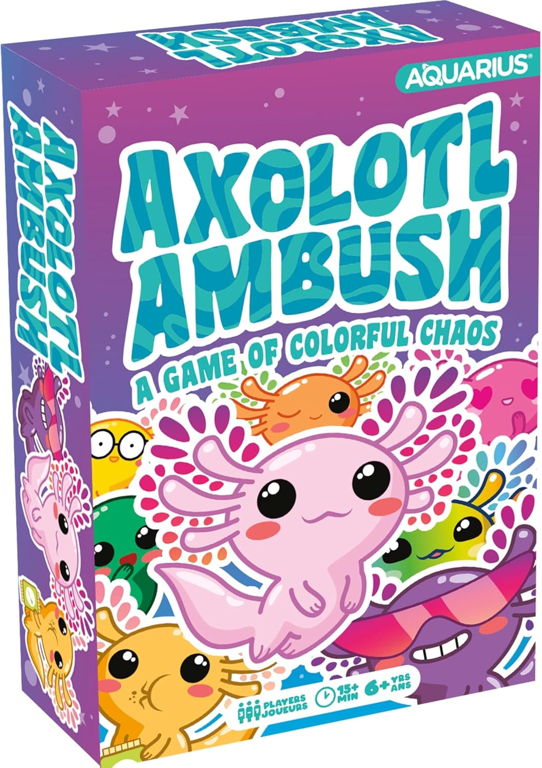 AQUARIUS Axolotl Ambush Card Game - Great Family Fun - Ages 6+ - Officially Licensed for Fun - Axolotl Card Game - Merchandise & Collectibles image number 3