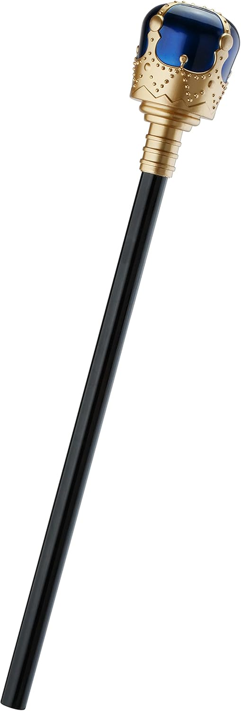 Dress up America Kids Gold Crown and Scepter Props for Children - Blue image number 2