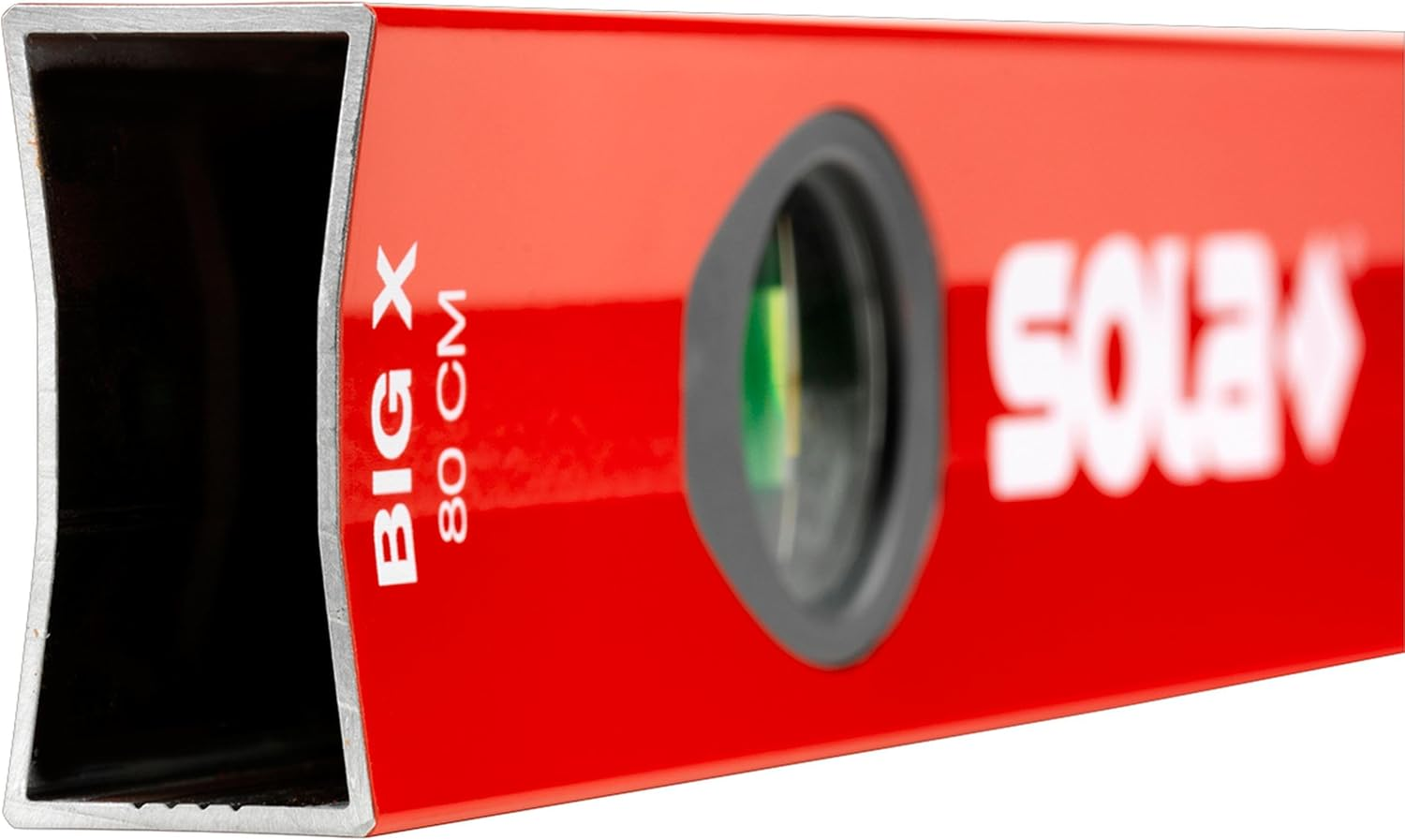Sola Big X 80 80 Cm Box Profile Spirit Level - Red image number 4