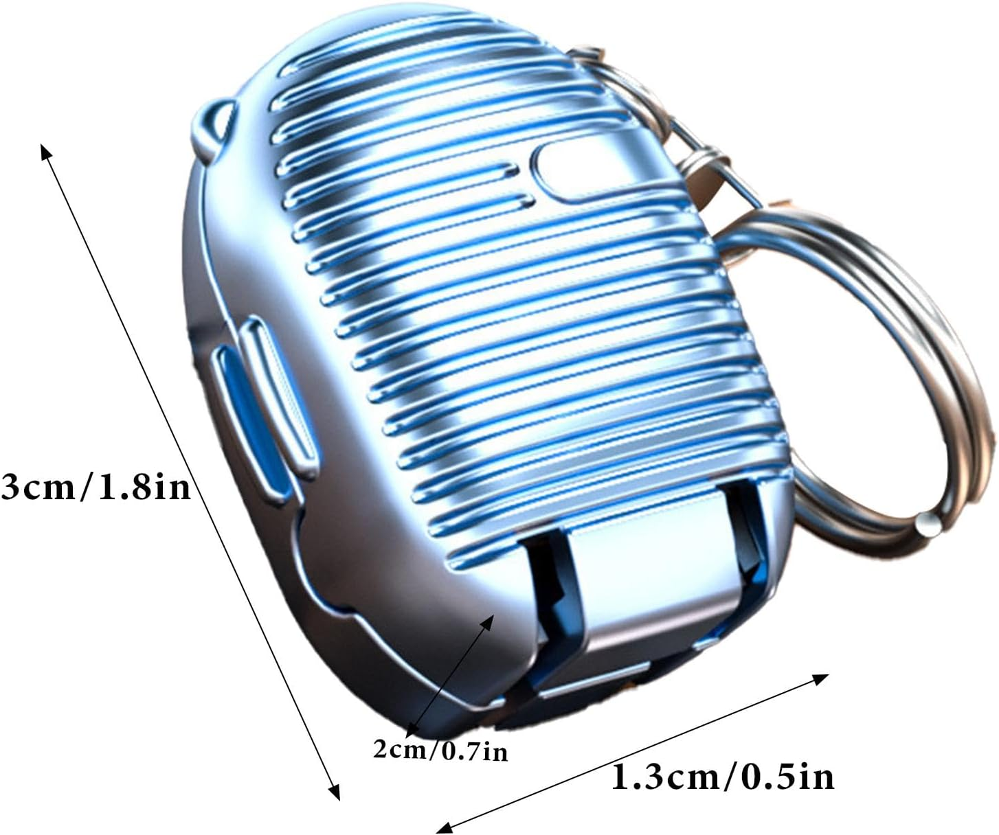 Furtryvl Small Nail Clippers,Cute Stainless Steel Nailclippers Purse Charm | Portable Finger Nail Clippers, Multifunctional Finger Nail Clippers for Traveling, Camping, Daily Use image number 3