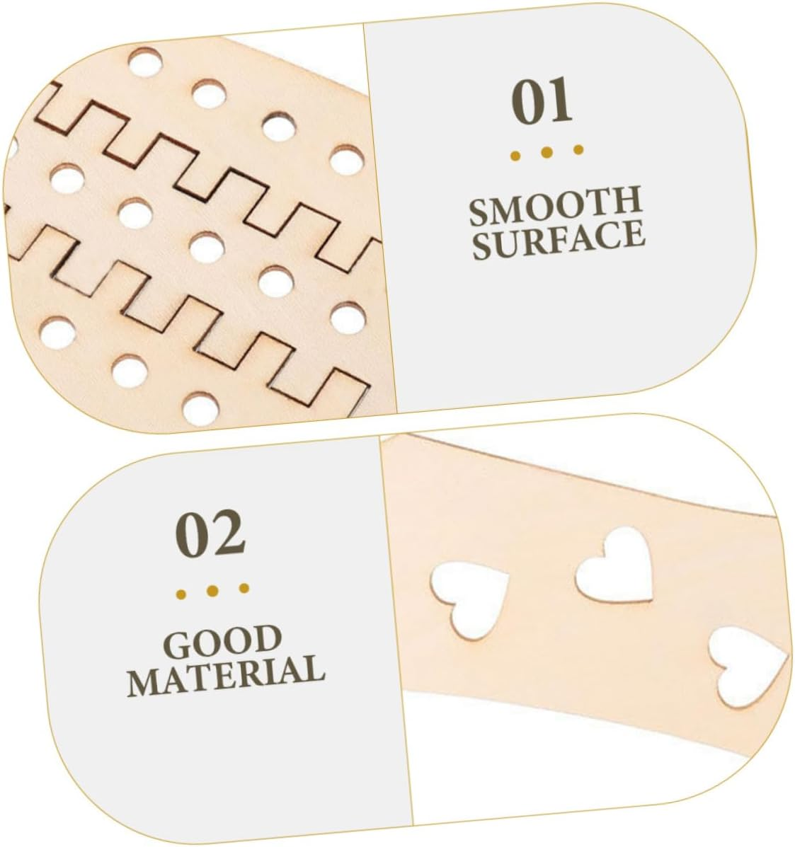 COHEALI 4 Pack Sock Blocking Molds Wood Knitting Tools Sock Blockers for Knitters Crochet Blocking Forms