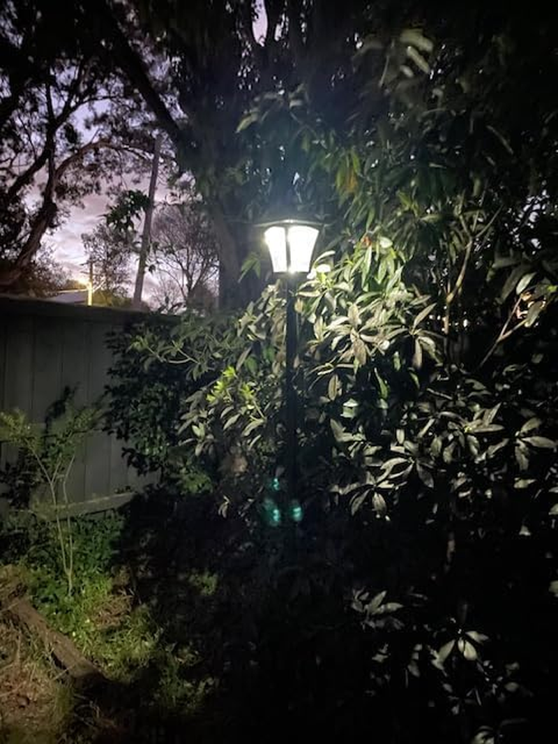 Yarratwo 174Cm Solar Lamp Post Lights Outdoor up to 220 Lumens for Garden, Lawn, Pathway, Driveway, Front/Back Door (2) image number 2