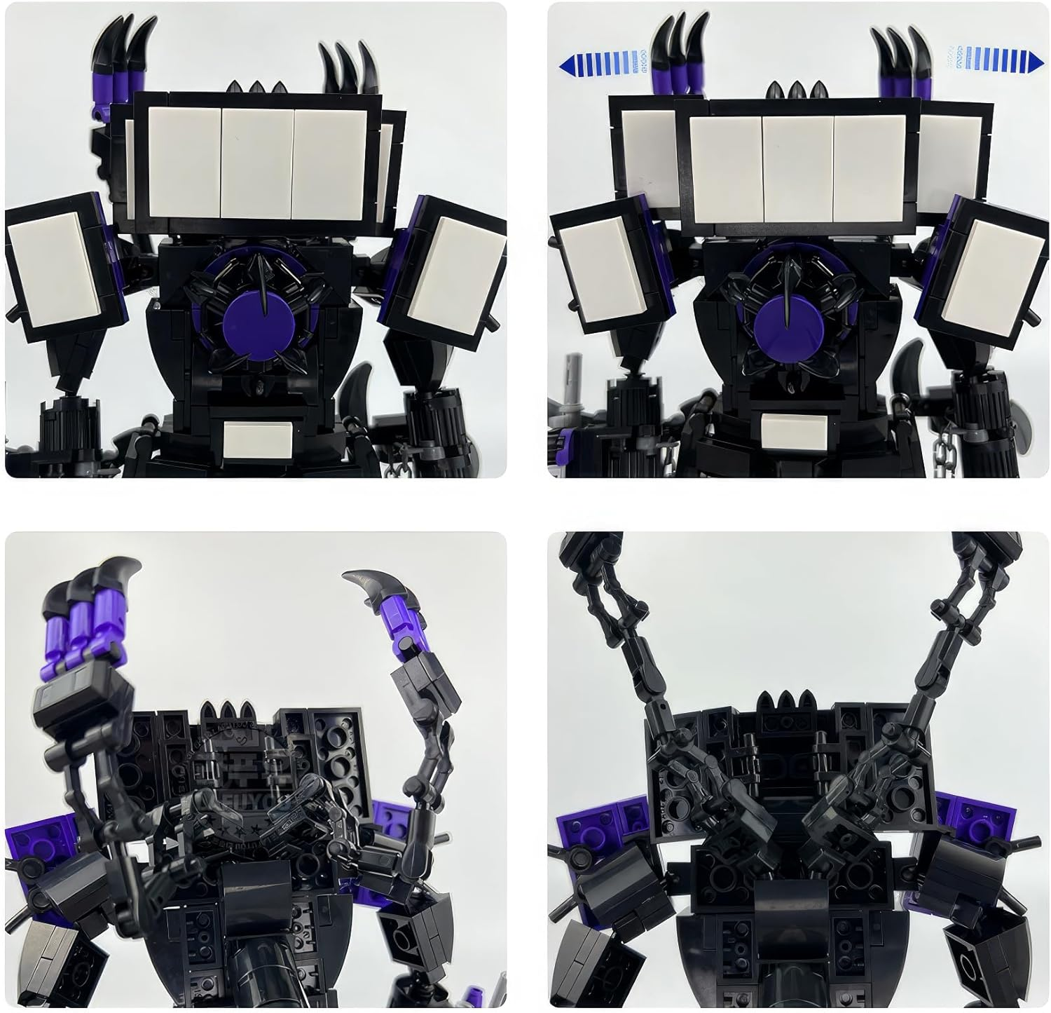 Upgraded Titan TV Man Skibidi Toilet Building Blocks Modelo, TV Man Toy Gifts for Mens Toy Video Game Fans Age 15+ (396 Pieces) TX-678 image number 3