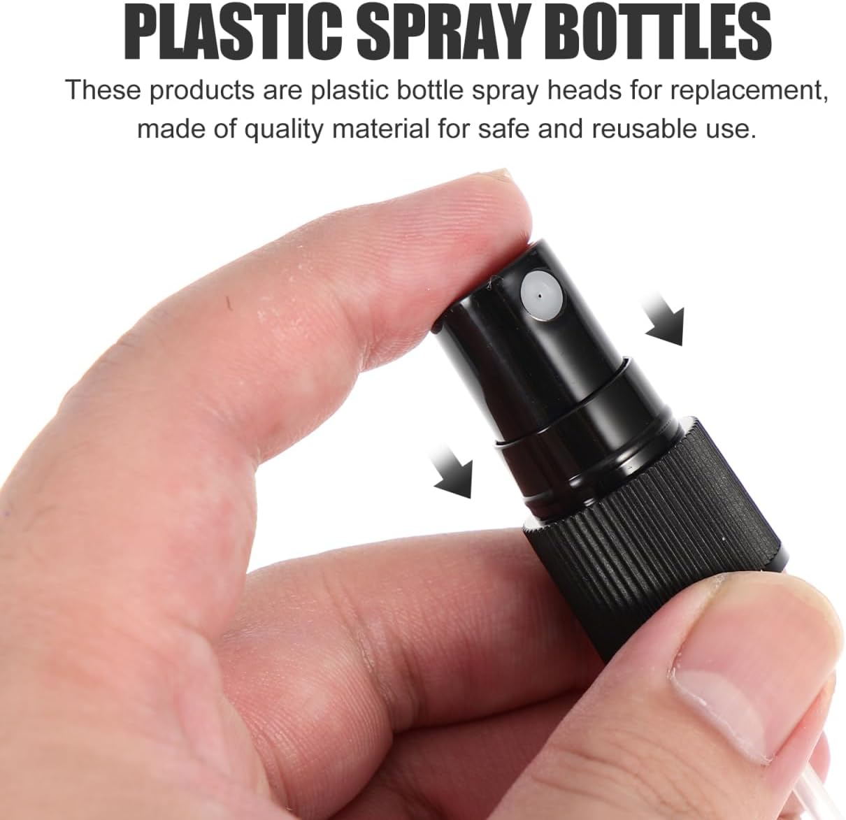 Garneck 40Pcs Spray Bottle Top Replacement 20Mm Fine Mist Spray Nozzles Reusable Pump Heads for Toner Perfume Essential Oils and More image number 5