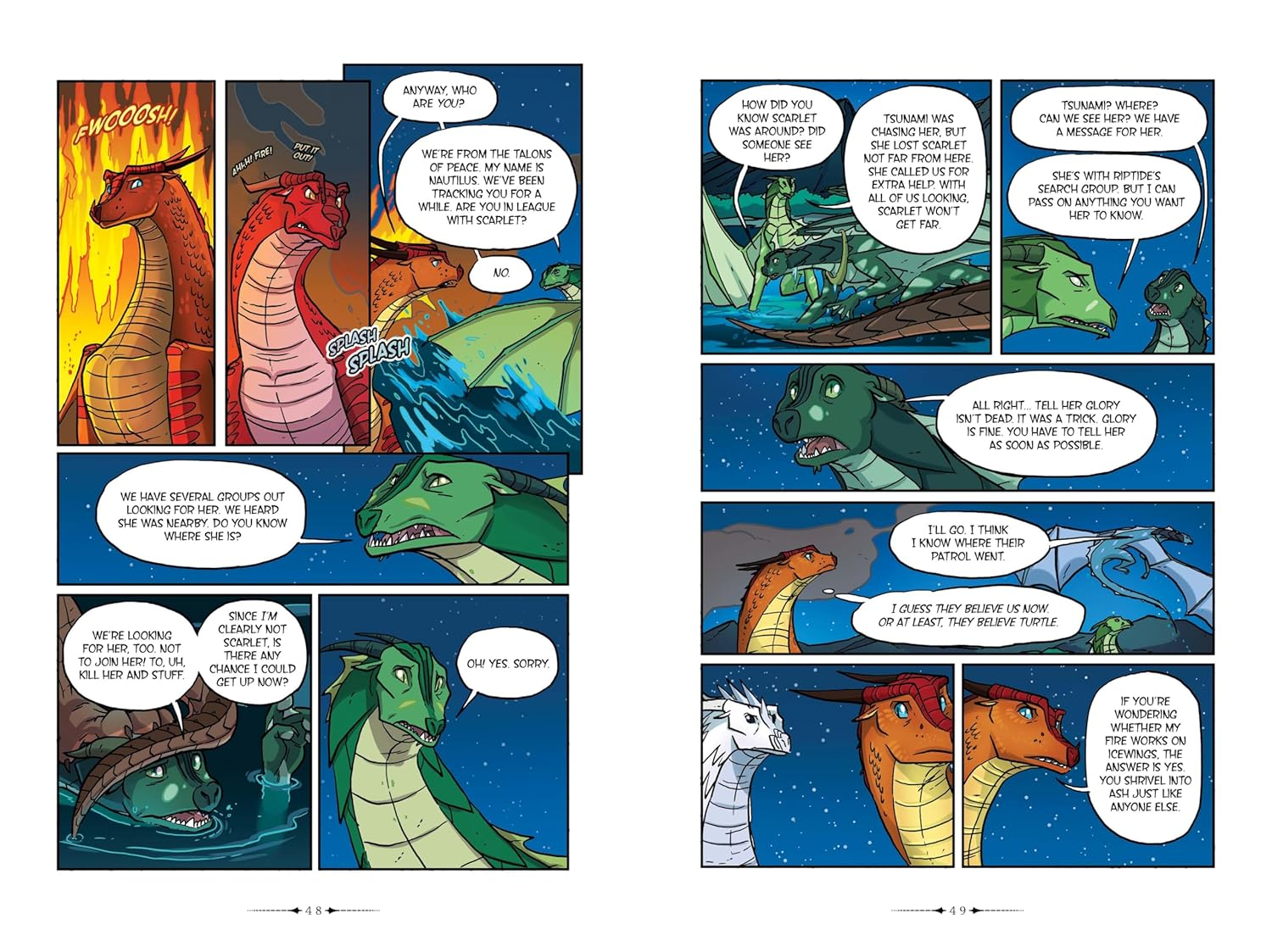 Escaping Peril: the Graphic Novel (Wings of Fire, Book Eight)