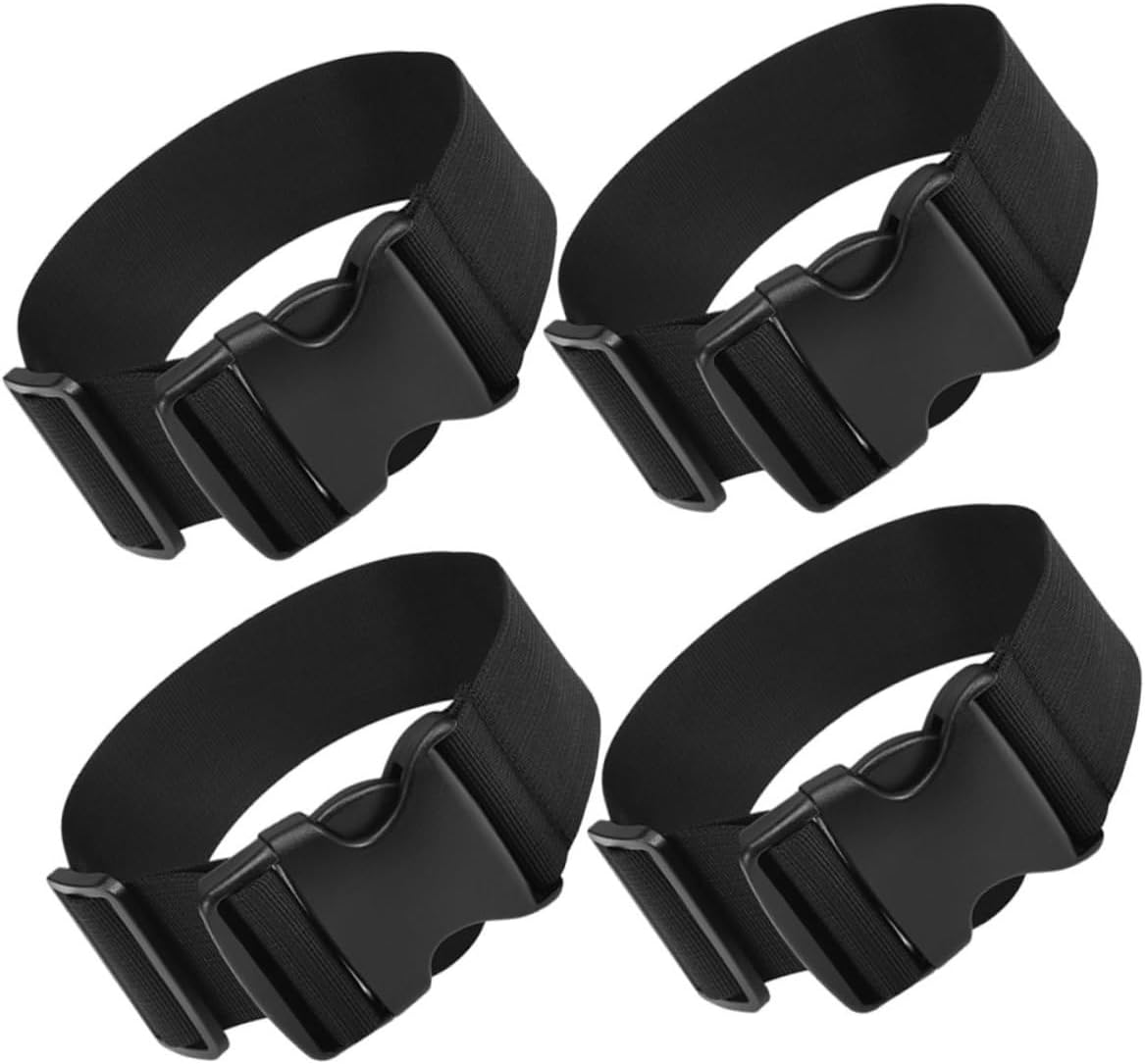 SOPOTUTU Adjustable Nylon Buckle Straps 4Pcs 3Cm Wide X 100Cm Luggage Connector Straps for Suitcases Backpack Buckle Replacement Outdoor Travel Packing Accessories