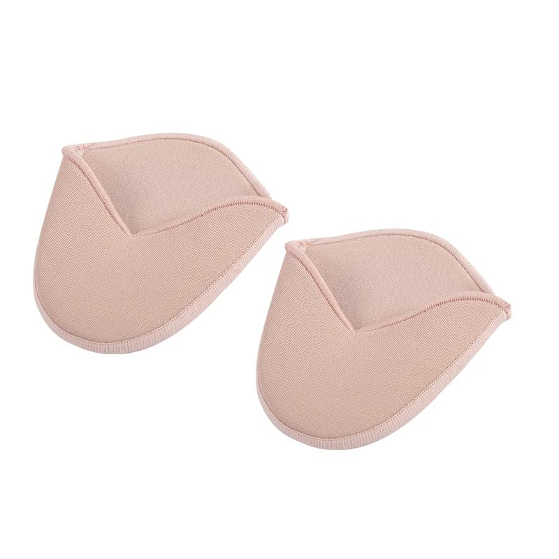 Foot Pads Protect, Toe Pouches Pads, Ouch Pouch to Protect Toe Cover for Heel, Ballet, Point Shoes (Long & Short) (Short)
