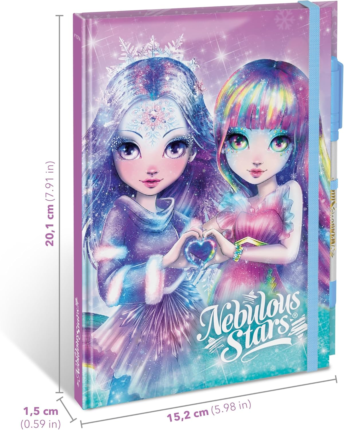 Nebulous Stars Deluxe White Notebook Set with Gel Pen - 96 Pages for Note-Taking, Journaling, and Dream Writing - Colourful Design, Ideal for Kids & Creative Minds image number 2