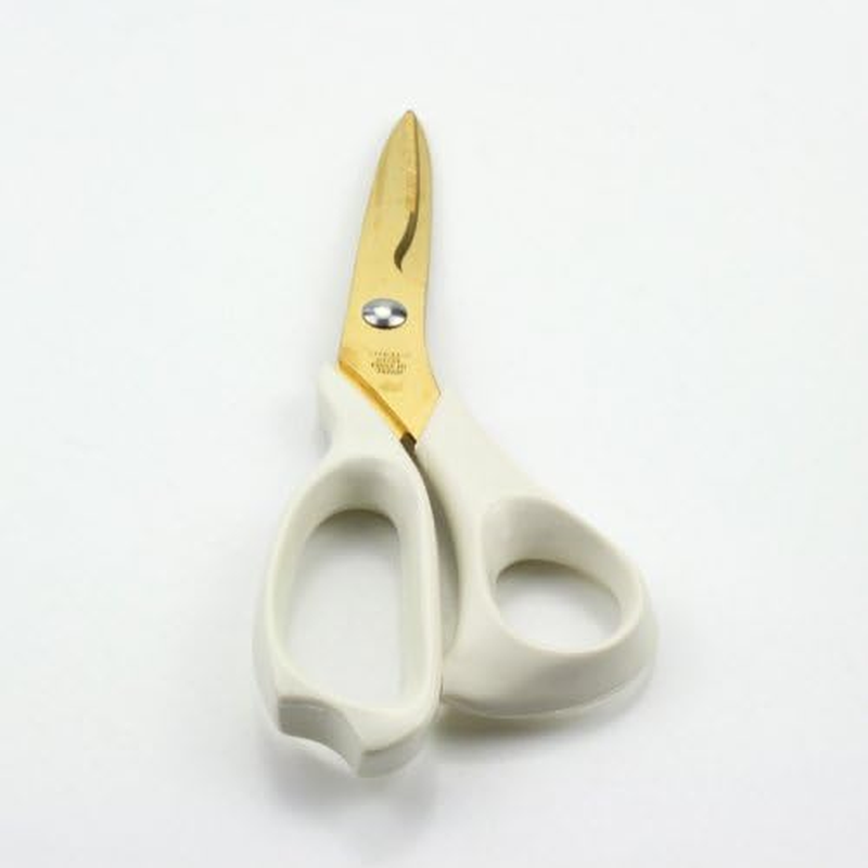 Pearl Metal C-536 Fish Cooking Kitchen Scissors, Titanium Coating, Natural, Made in Japan image number 1