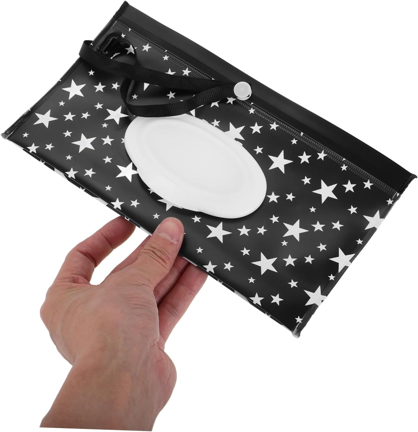 2Pcs Reusable Wipe Dispenser Bag Portable Tissue Holder Flip Lid for Home Travel image number 6