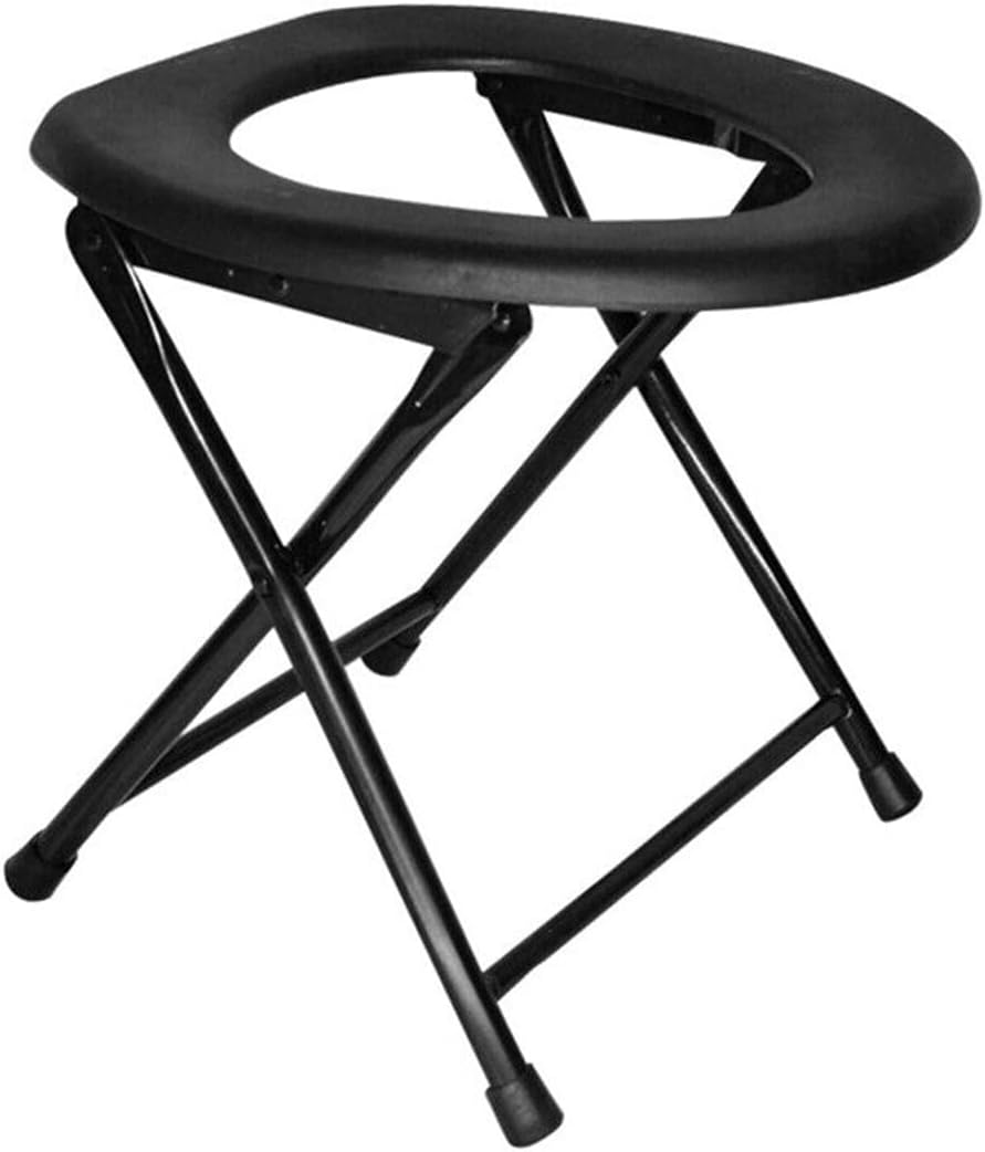 Leona Co Portable Camping Toilets for Adults, Folding Outdoor Travel Camp Toilet Seat for Caravan Hiking and Boating