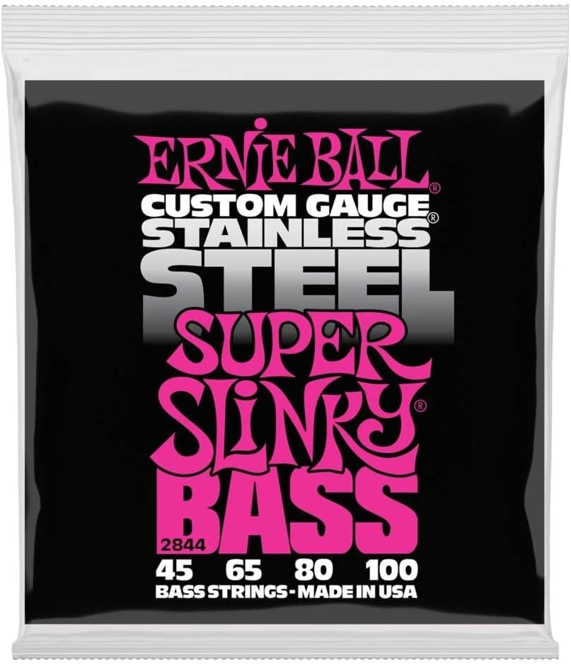 Ernie Ball Regular Slinky Stainless Steel Electric Bass Strings - 50-105 Gauge image number 2