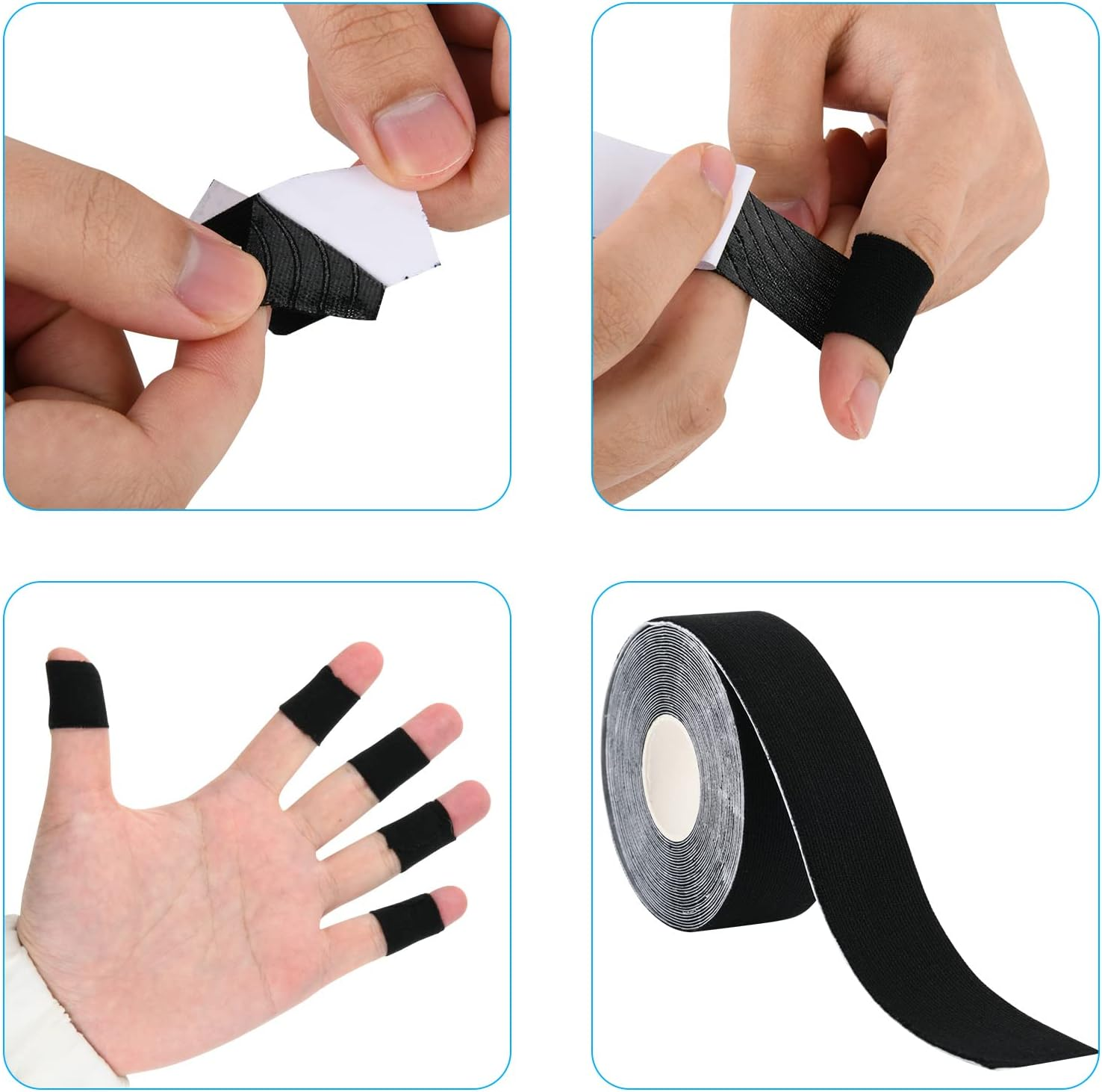 Cosmos Set of 2 Rolls Bowling Finger Tape Thumb Tape Elastic Bowling Ball Thumb Tape Protective Bowling Accessories for Bowler Sport Exercise Workout, Each Roll 2.5 Cm X 5M image number 5